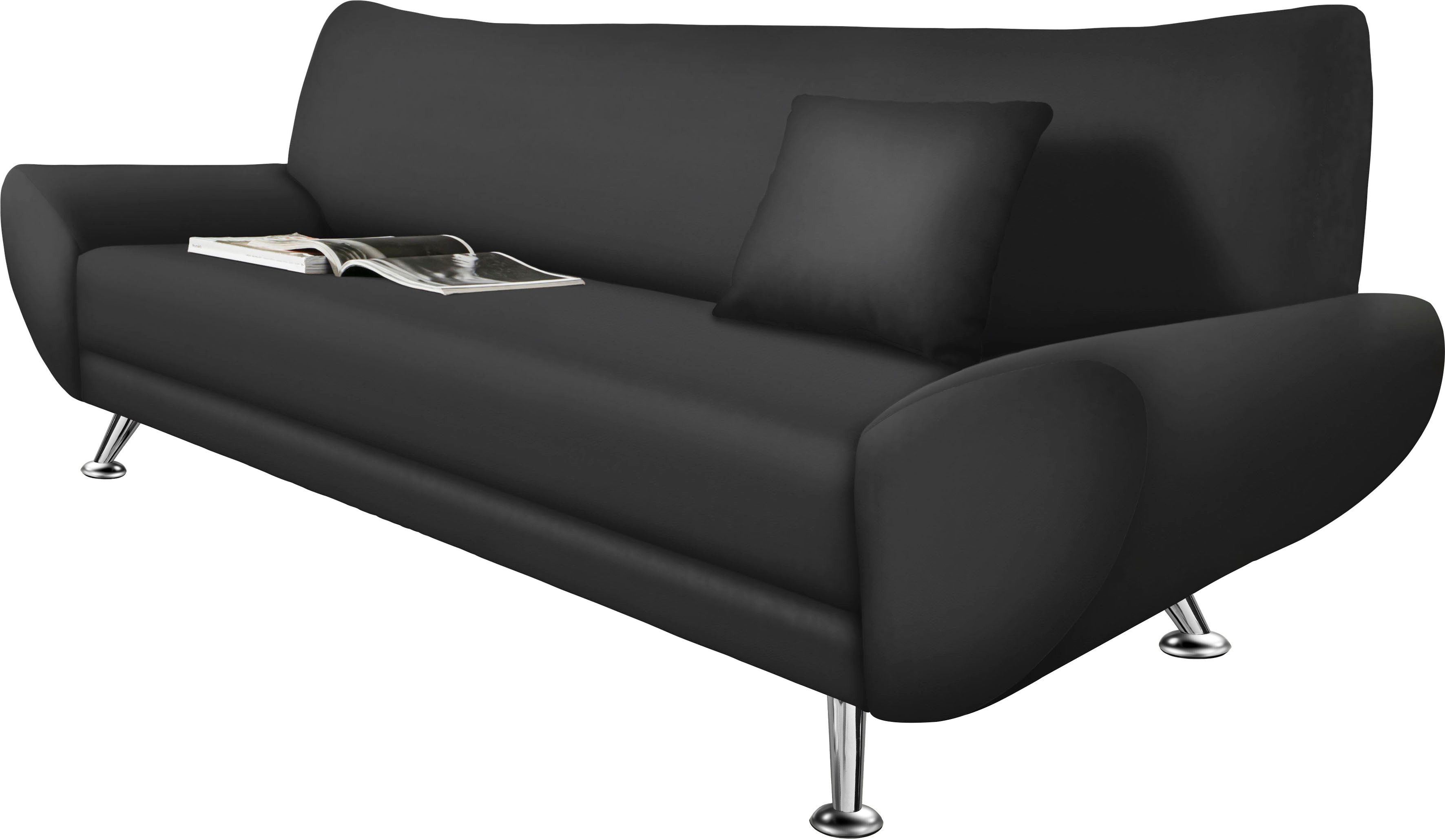 Home affaire 3-Sitzer Saltare elegant & komfortabel, toller Designfuß, bequem, Breite 205cm – Bild 2 von 5