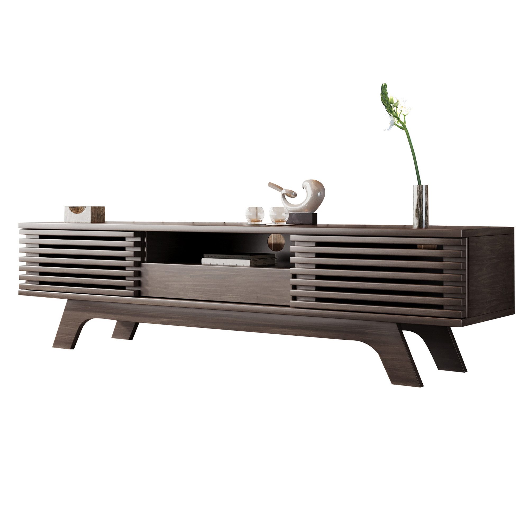 MODFU Lowboard TV-Schrank mit Viel Stauraum (TV-Möbel, TV-Panel, 1 St., Zwe günstig online kaufen