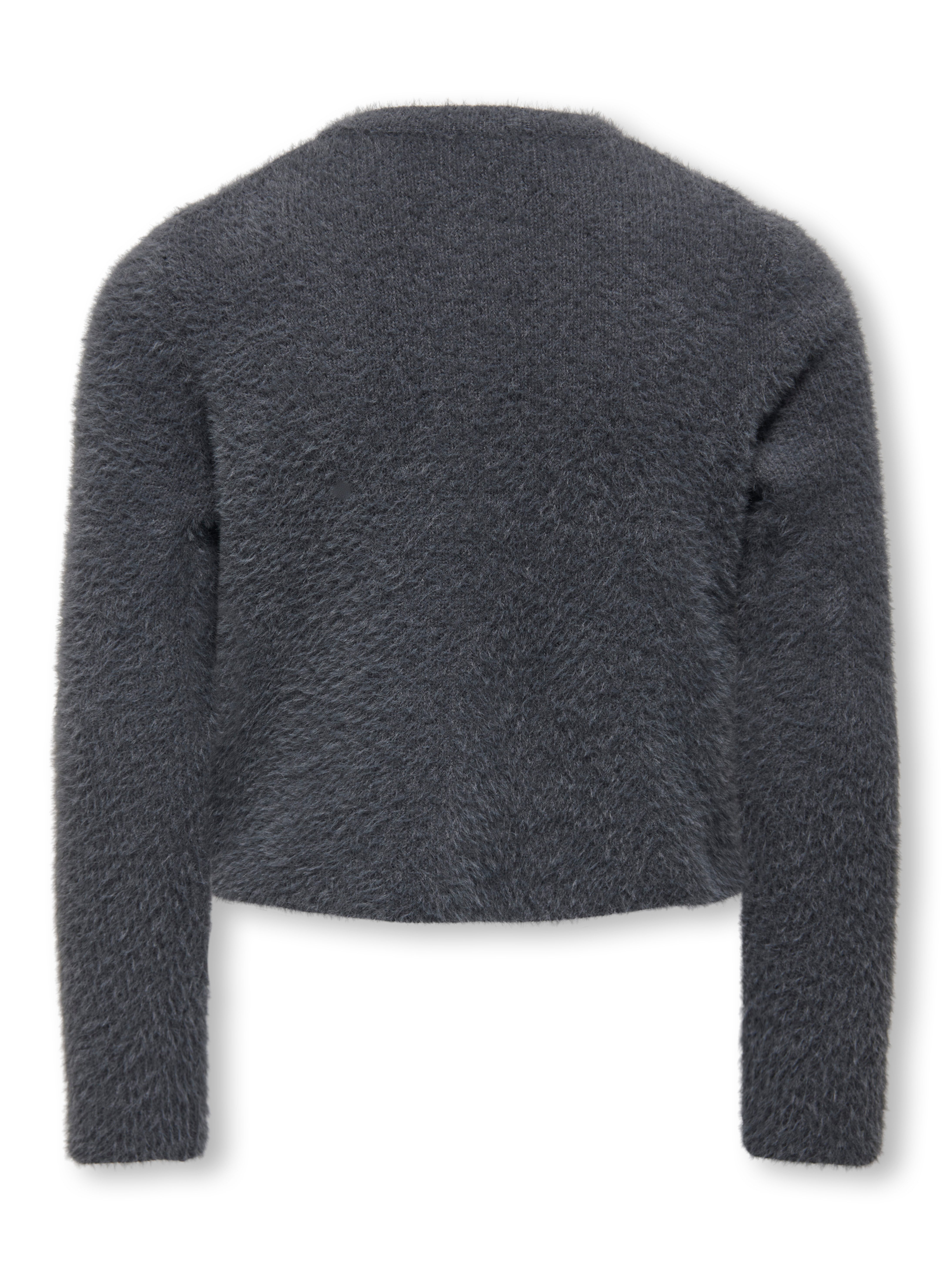 KIDS ONLY Strickjacke KOGPIUMO PETRA PEARL O-NECK CAR KNT NOOS mit Zierperlenknöpfen