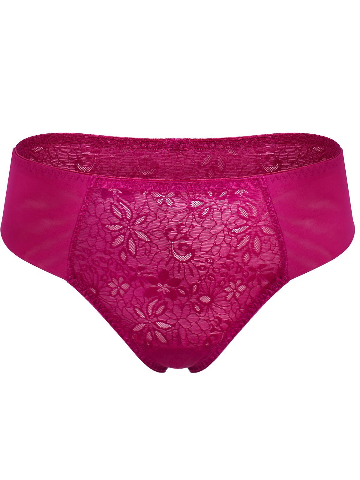 Ulla Dessous Slip Damen Slip Alice (Stück, 1-St) Zwickel fuchsia