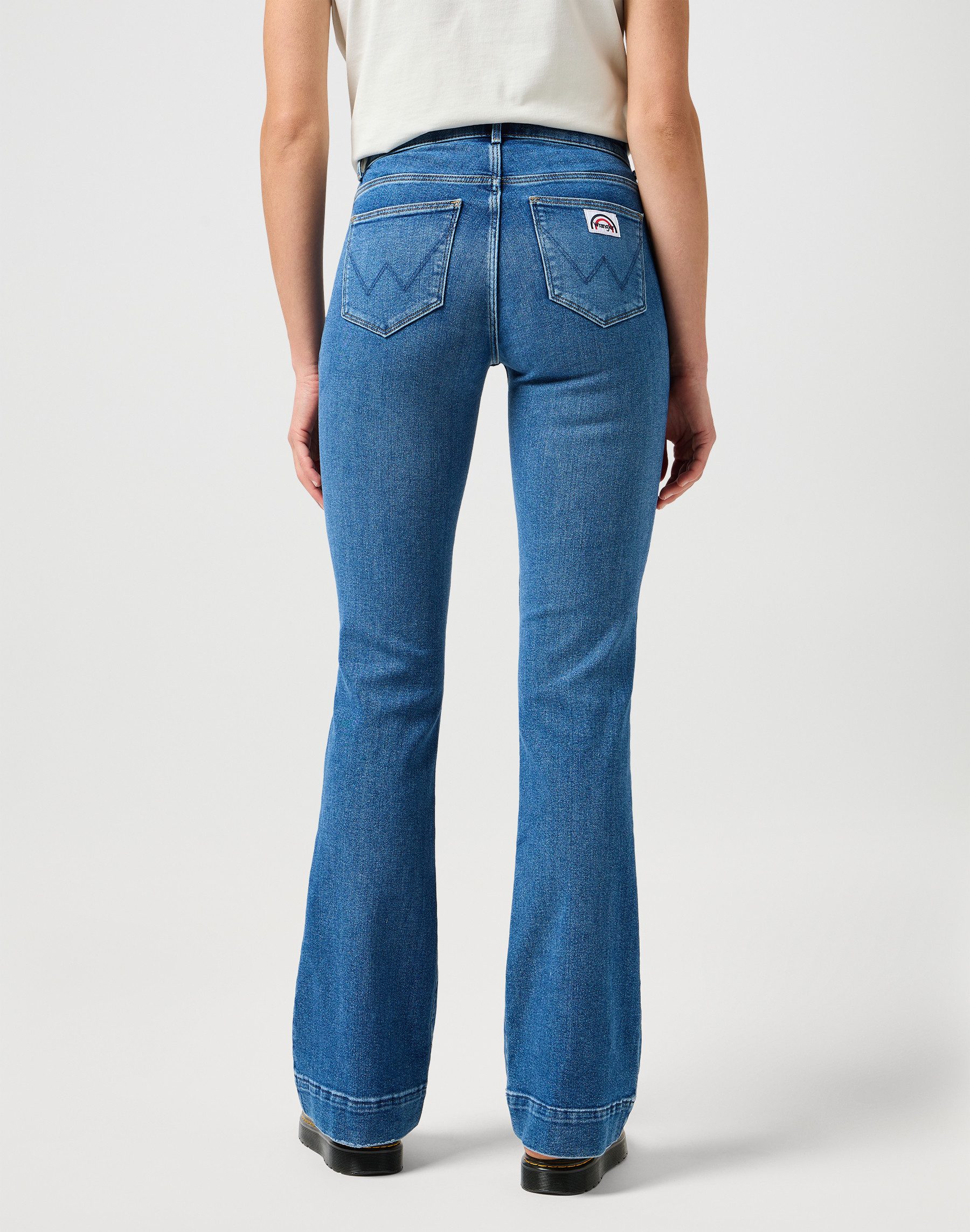 Wrangler Bootcut-Jeans Flare im Retro-Design mit günstig online kaufen
