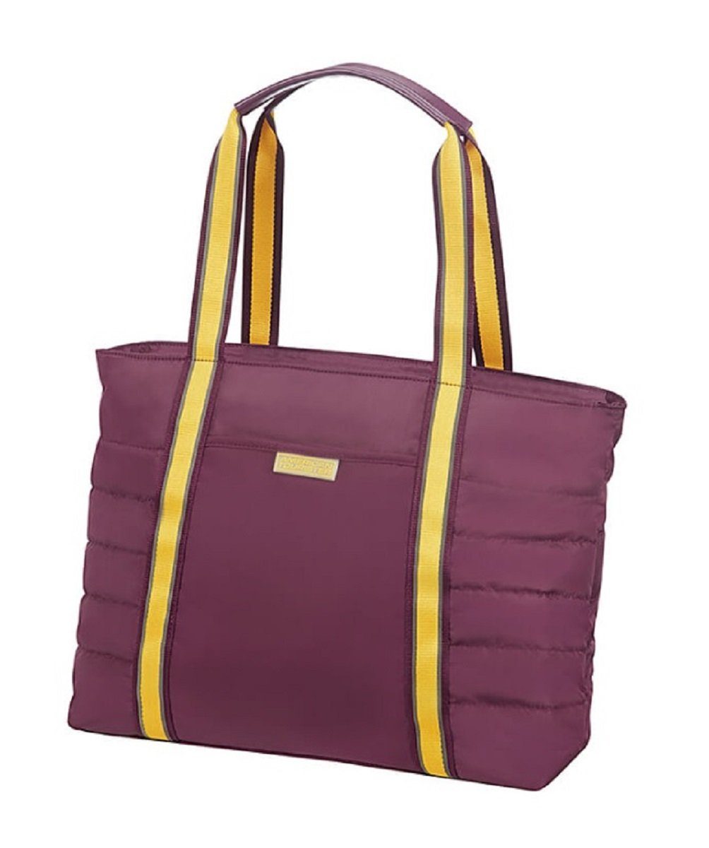 American Tourister® Shopper Uptown Vibes Tote Bag, leicht 081 purple/yellow