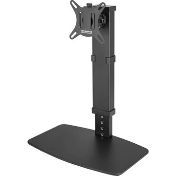 SpeaKa Professional Hebemonitorständer mit einstellbarer Monitor-Halterung, (Höhenverstellbar, 360° drehbare VESA-Platte)