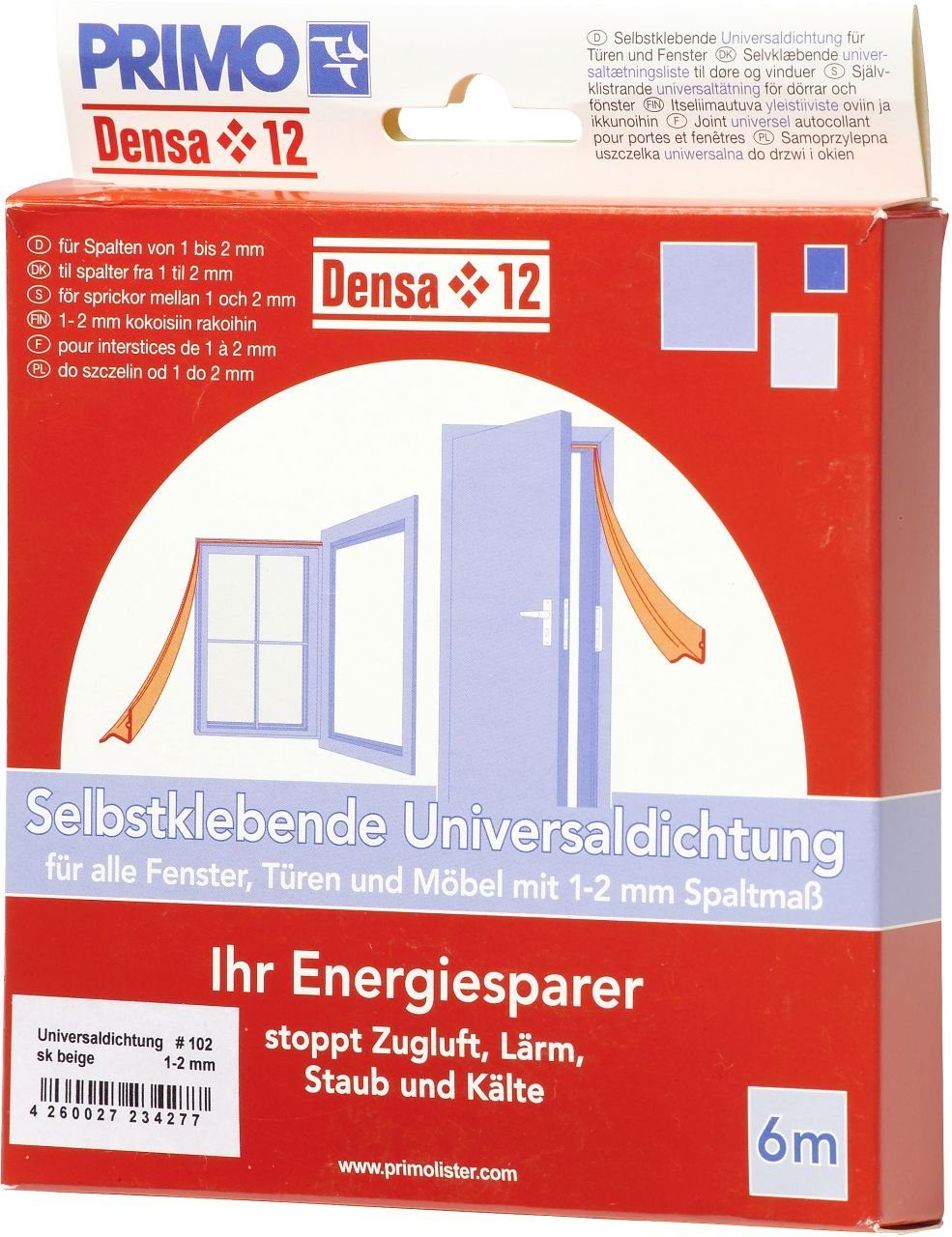 Primo Türbodendichtung Primo Universaldichtung Densa 12 beige, für Türen