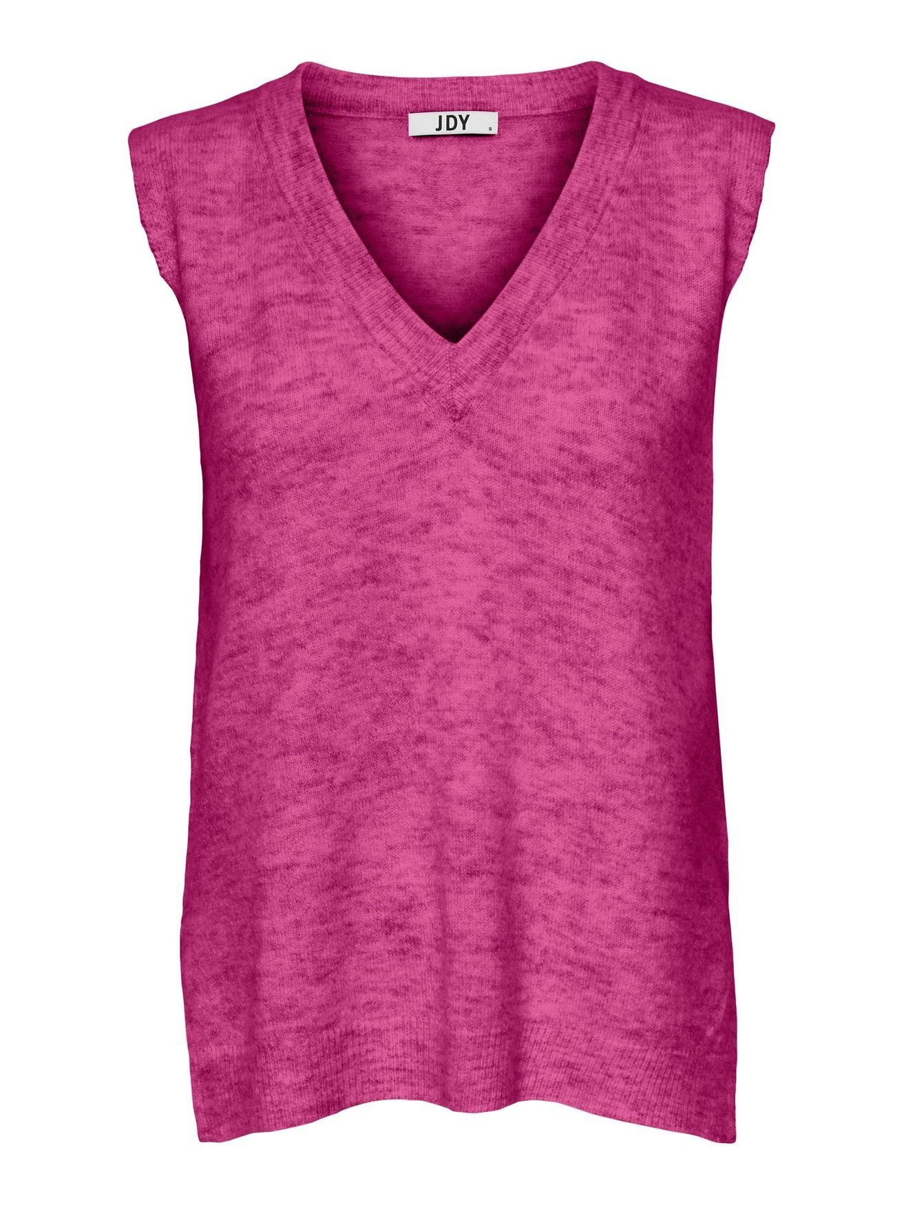 JACQUELINE de YONG Strickpullover JDYELANOR MIA V-NECK VEST KNT günstig online kaufen