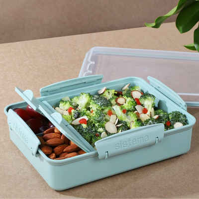 sistema Lunchbox »Brotdose mit Snackfach RENEW - Farbwahl«, Kunststoff (lebensmittelsicher)