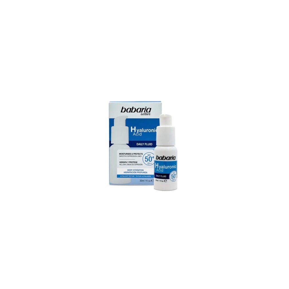 babaria Gesichtspflege Babaria Active Tagesfluid Hyaluronsäure Spf50