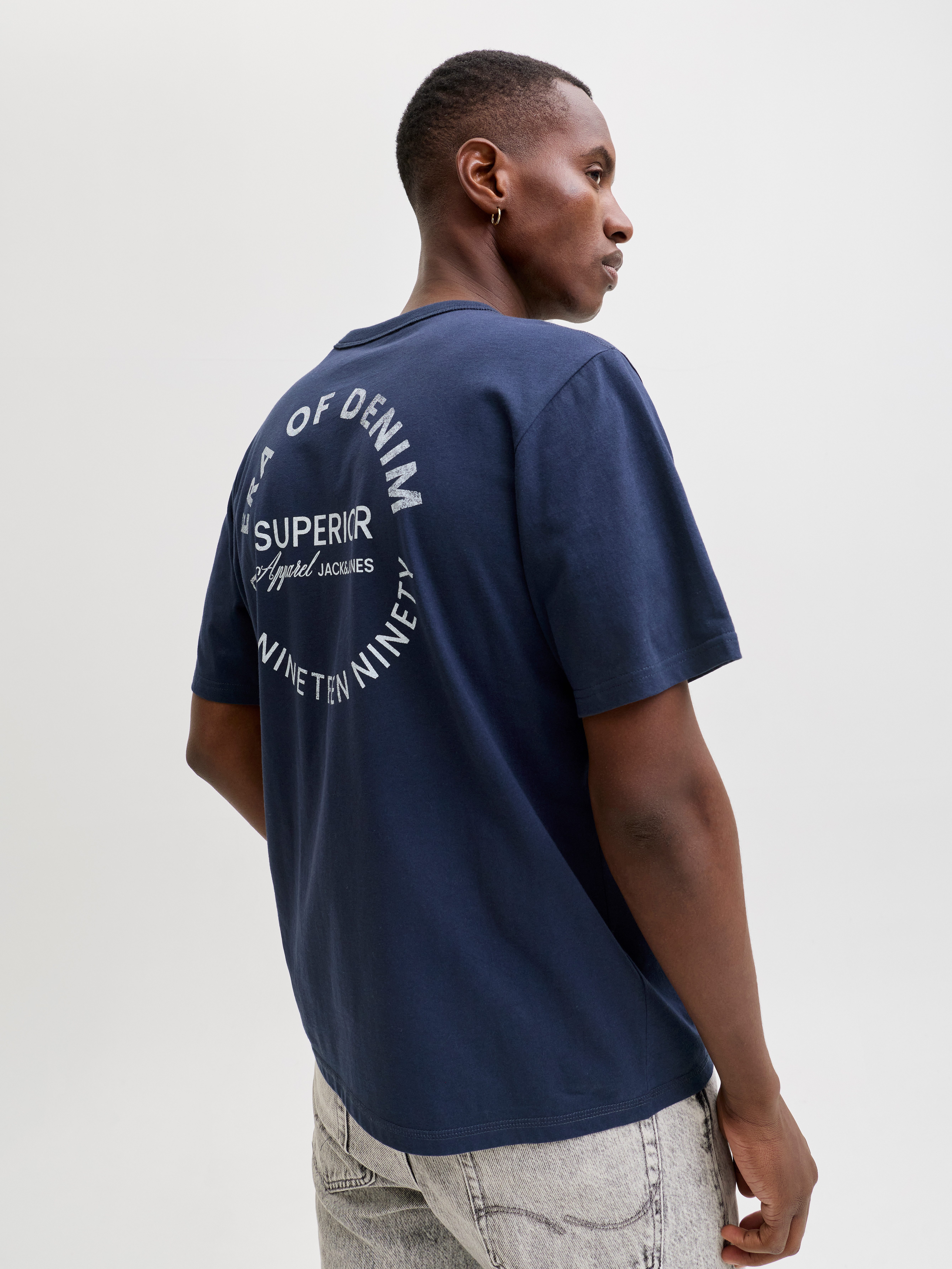 Jack & Jones Rundhalsshirt JJEDOVER GRAPHIC TEE SS CREW NECK SN Baumwolle, günstig online kaufen