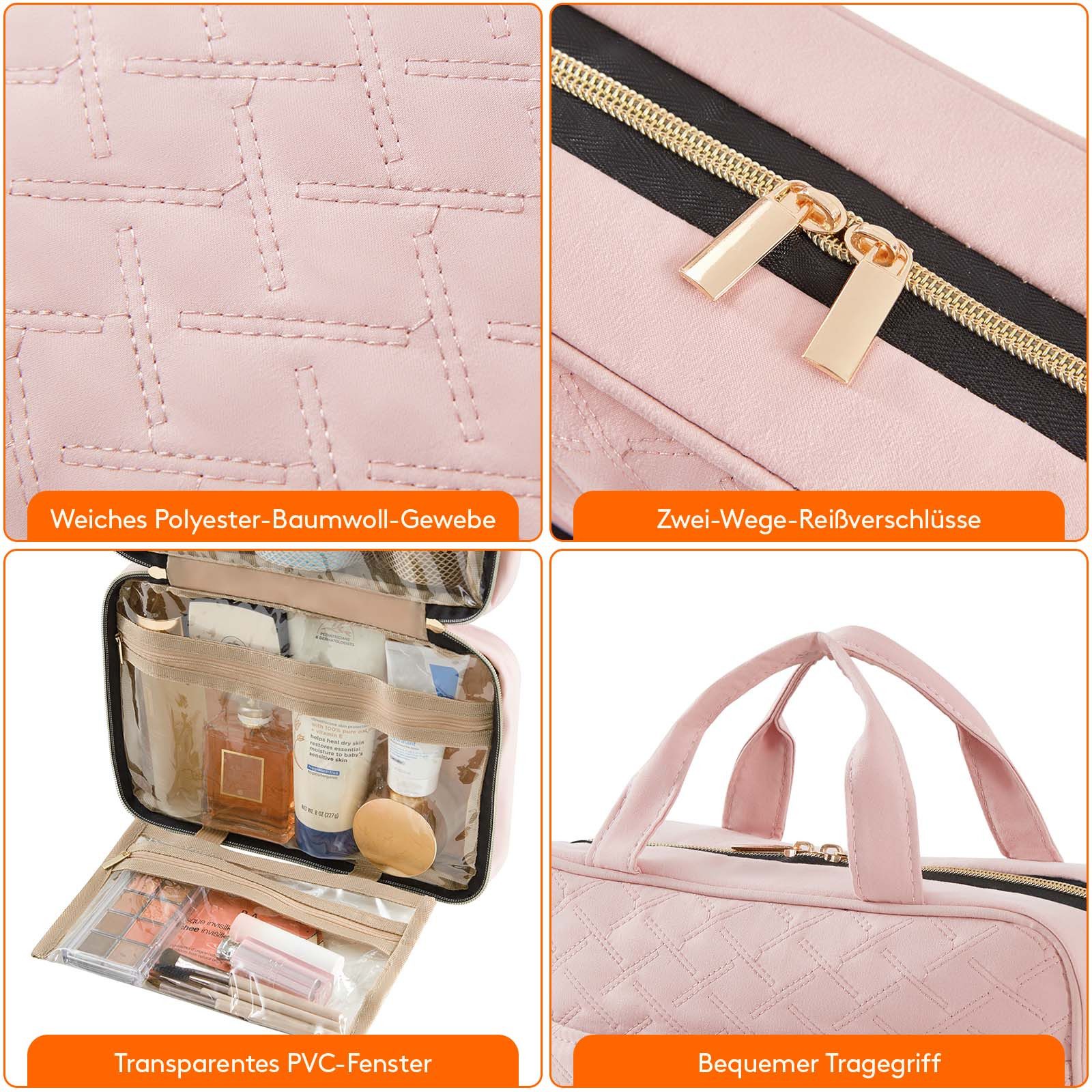 Lifewit Kulturbeutel Reise Kulturbeutel,Kosmetiktasche Kulturtasche zum Aufhängen Organizer (Packung, 1-tlg., 8L,B/H/T 32/23/10.5 cm, 4L,B/H/T 28/19/7.5 cm), Spritzwassergeschützt