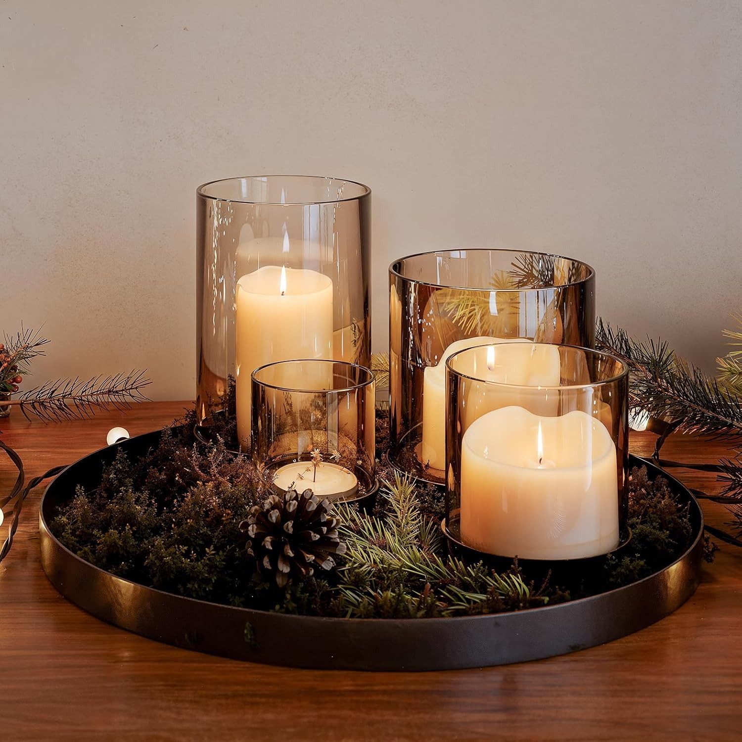 draadwerk® Adventskranz Adventstablett Metall, Adventsgesteck