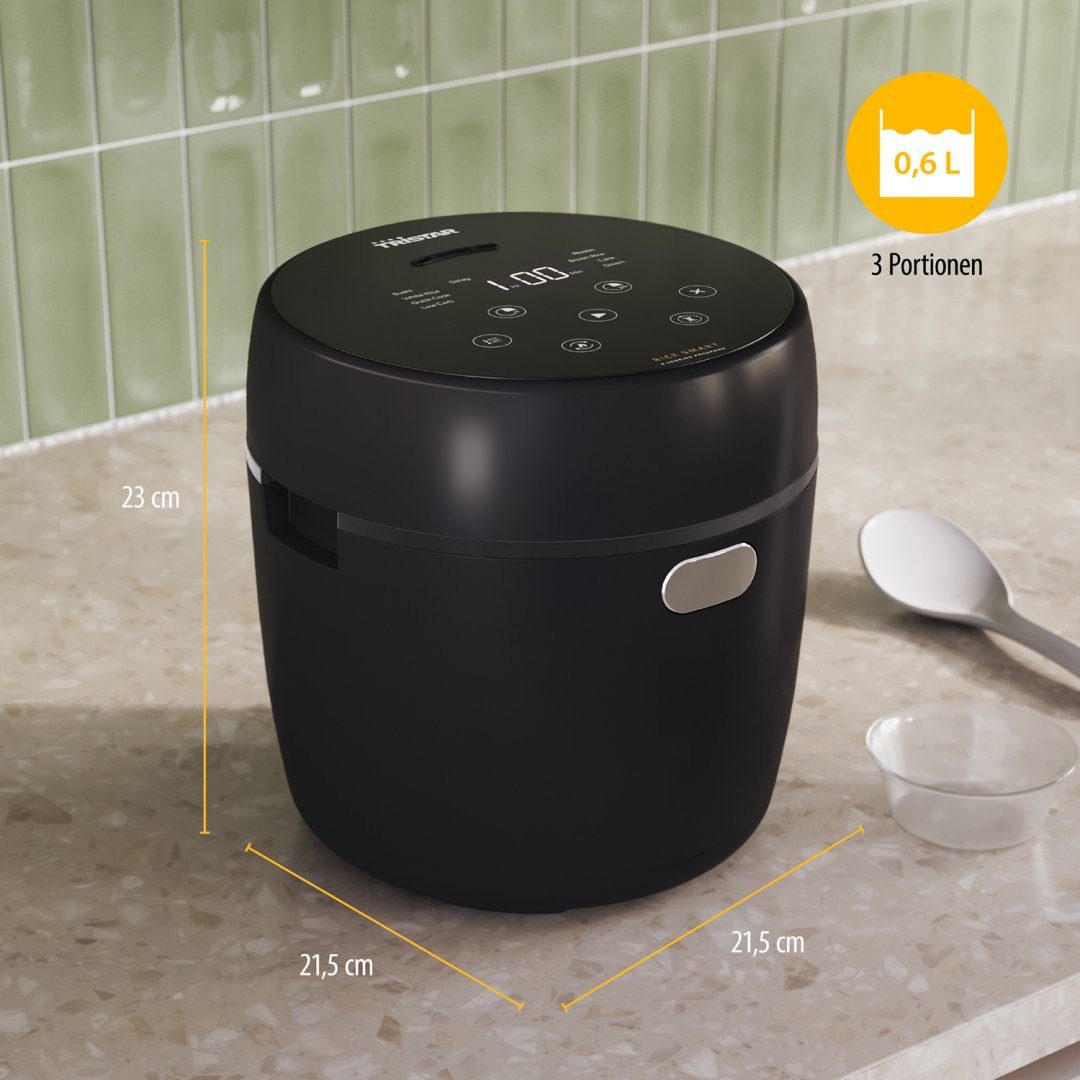 Tristar Reiskocher RK-6238, 350 W, Low Carb Funktion 0,6 L roher Reis 1,6 L Wasser