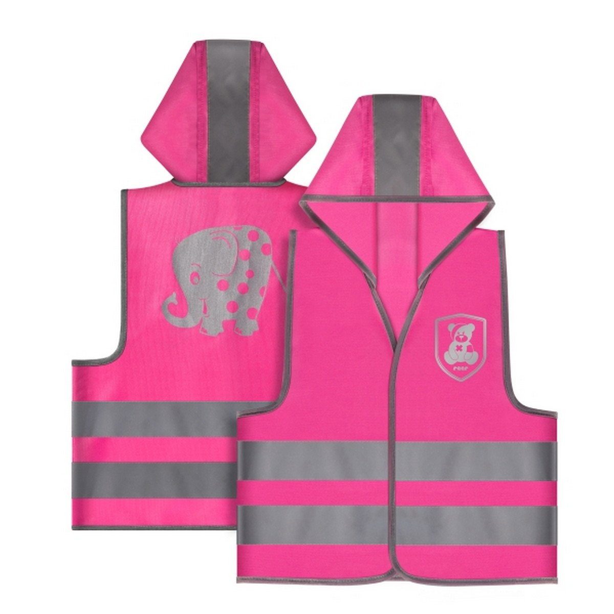 Reer MyBuddyGuard Kinderwagen Reflektor-Banner - Erhöhte Sichtbarkeit Im Straßenverkehr - 70x35 Cm