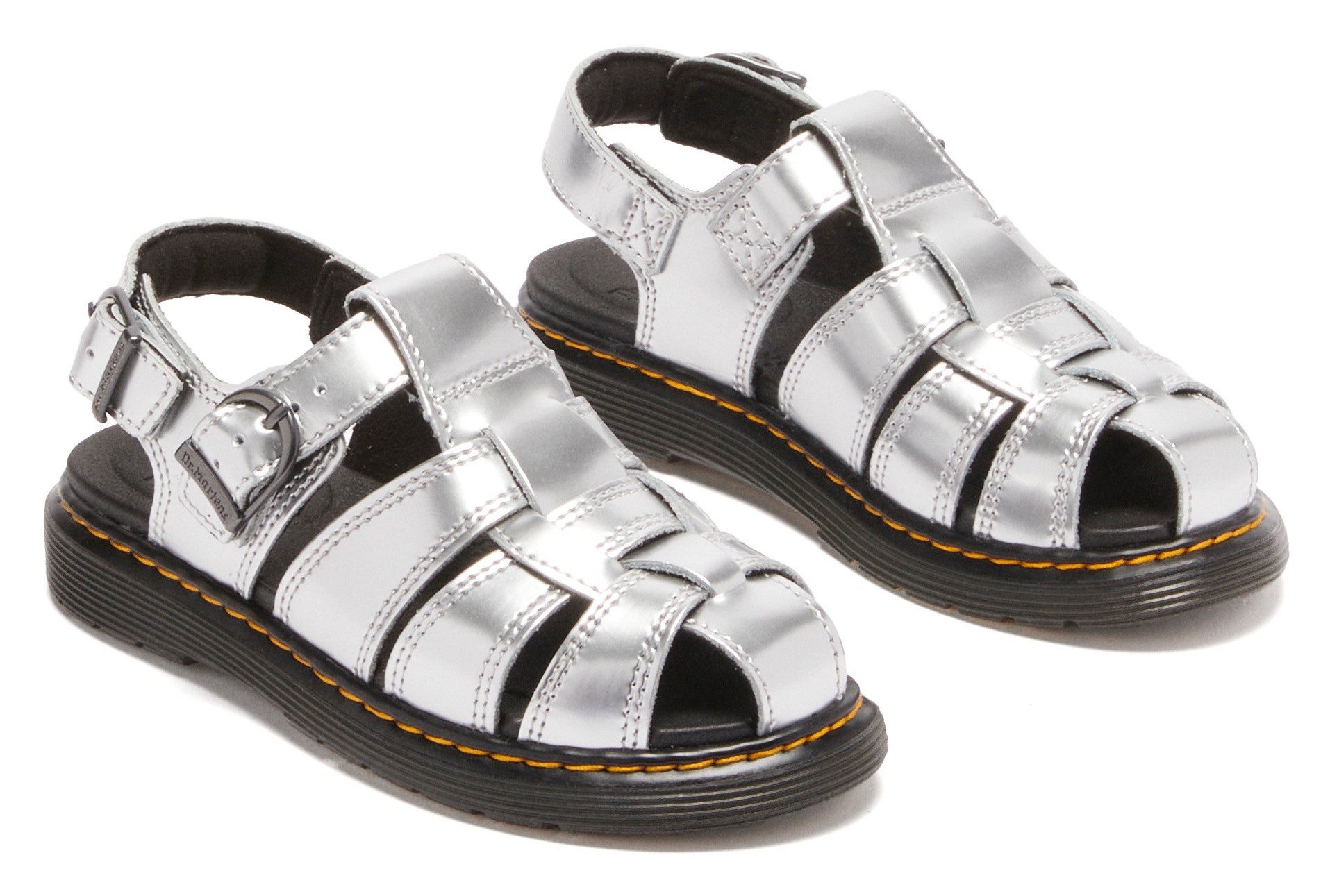 DR. MARTENS Caarys Sandale Glitzersandale, Halbschuh mit Plateausohle