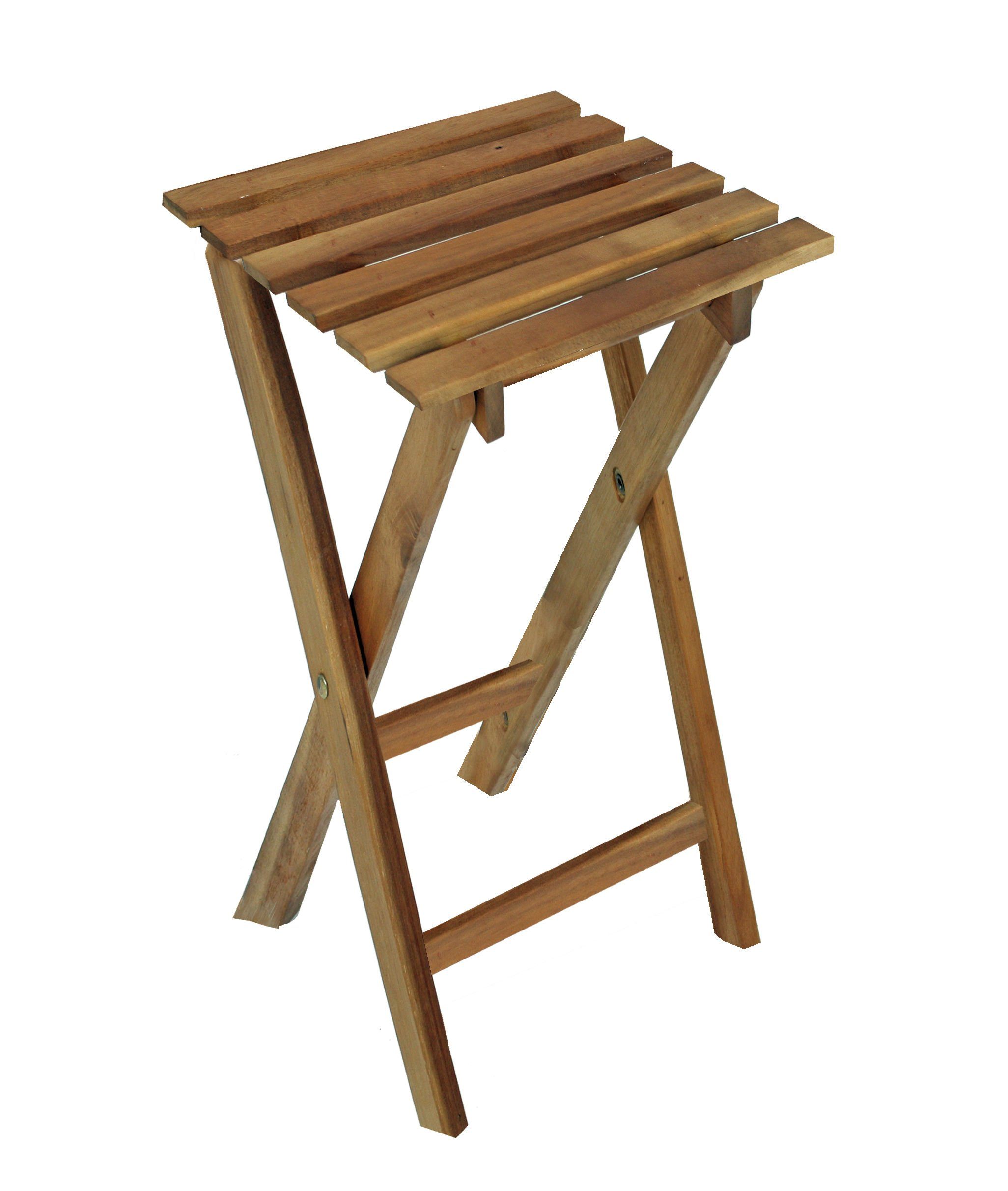 Spetebo Beistelltisch Klapphocker - YAKIMA - Eukalyptus FSC (Packung, 1-St. günstig online kaufen