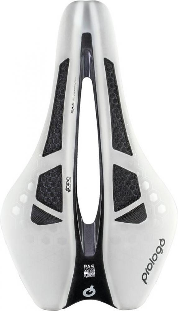 Prologo Fahrradsattel Prologo Sattel Dimension TRI 143 Nack weiß/silber Unisex 245x143mm