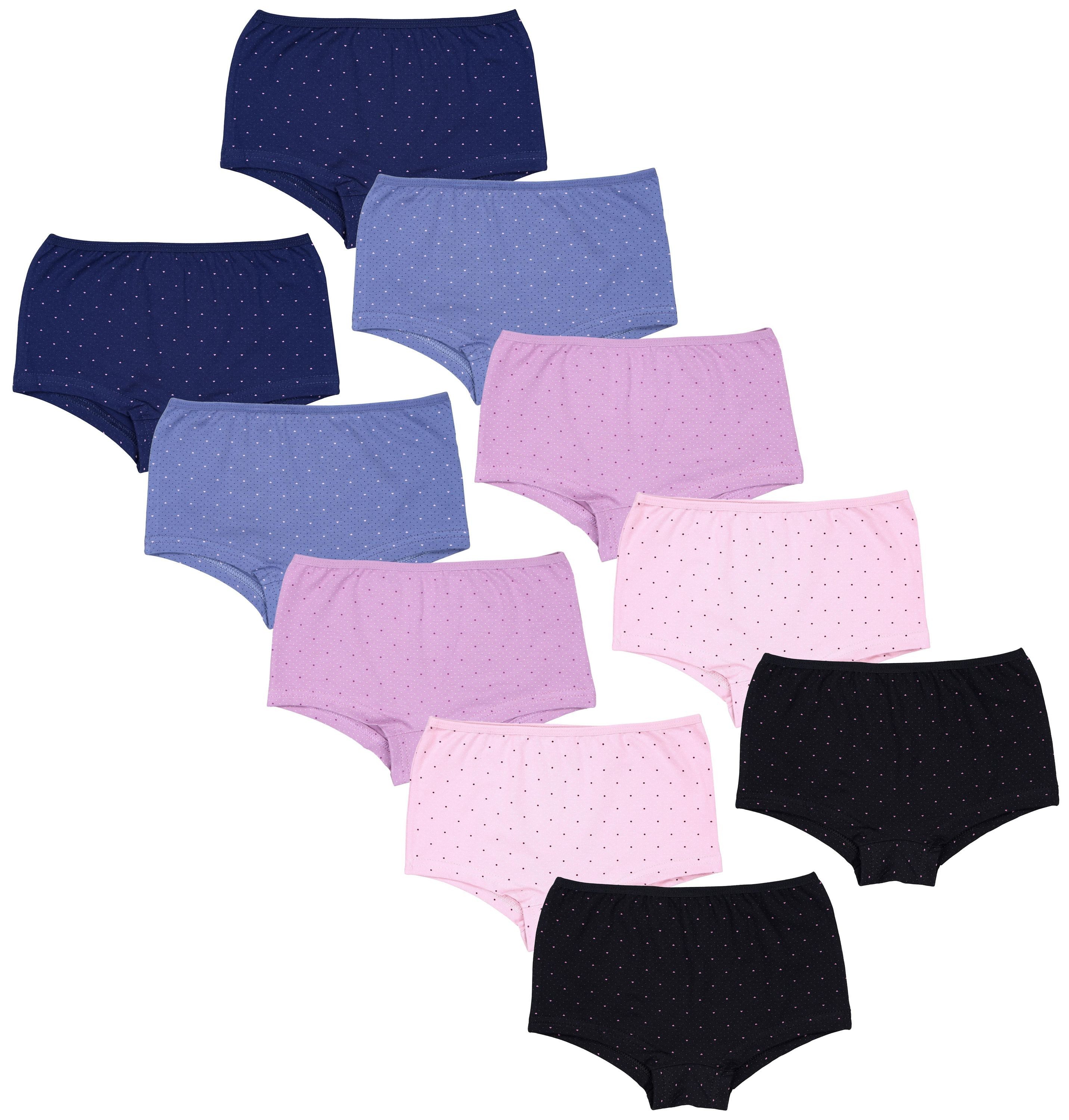 TupTam Boxershorts TupTam Unterhosen Mädchen Shorts 10er Pack