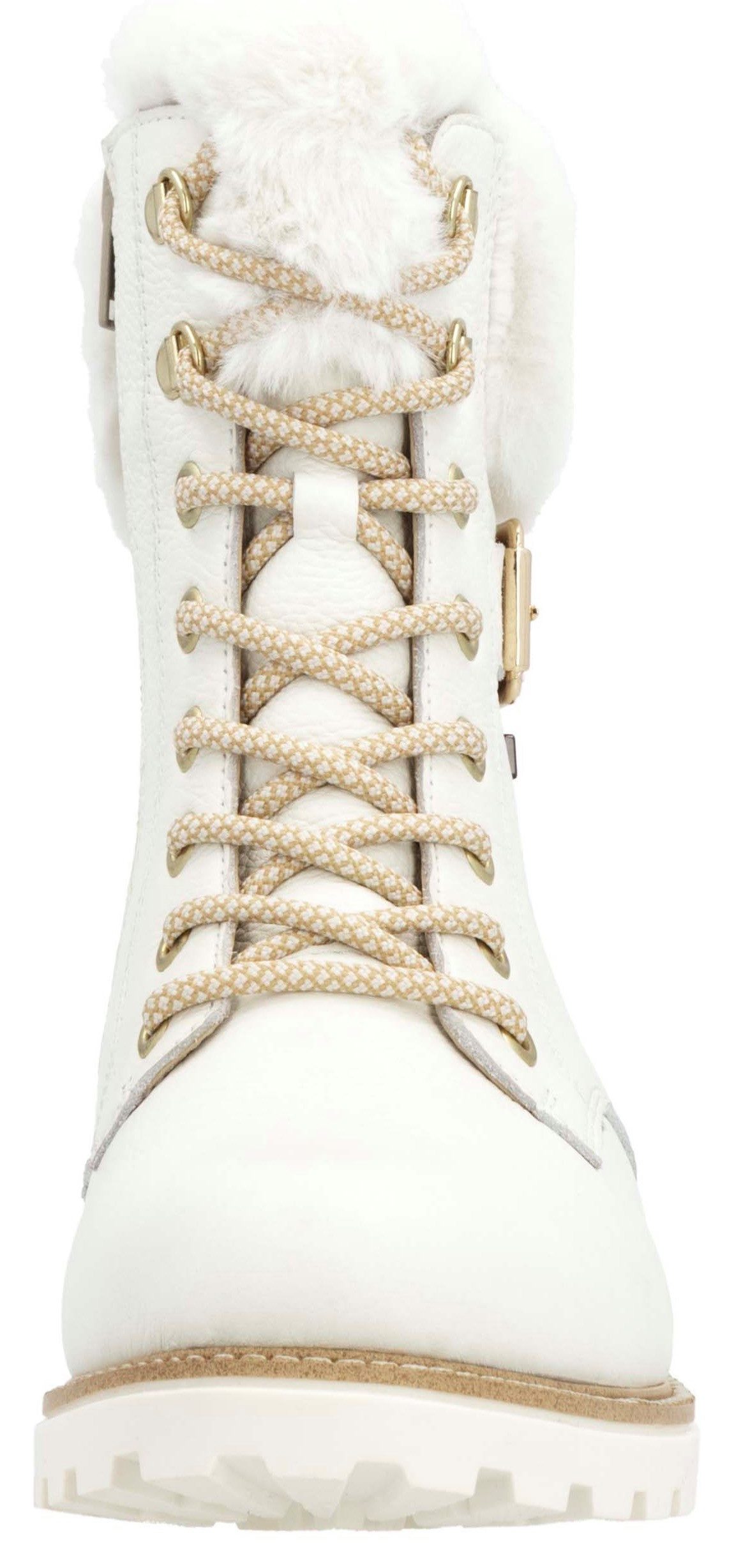 Remonte Elisabeth Hurley-Collection Winterboots, Schnürboots, Outdoorschuh, Schnürstiefelette mit Zierschnalle