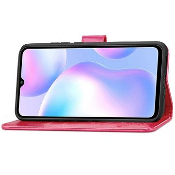 König Design Handyhülle Xiaomi Redmi 9A, Schutzhülle Schutztasche Case Cover Etuis Wallet Klapptasche Bookstyle