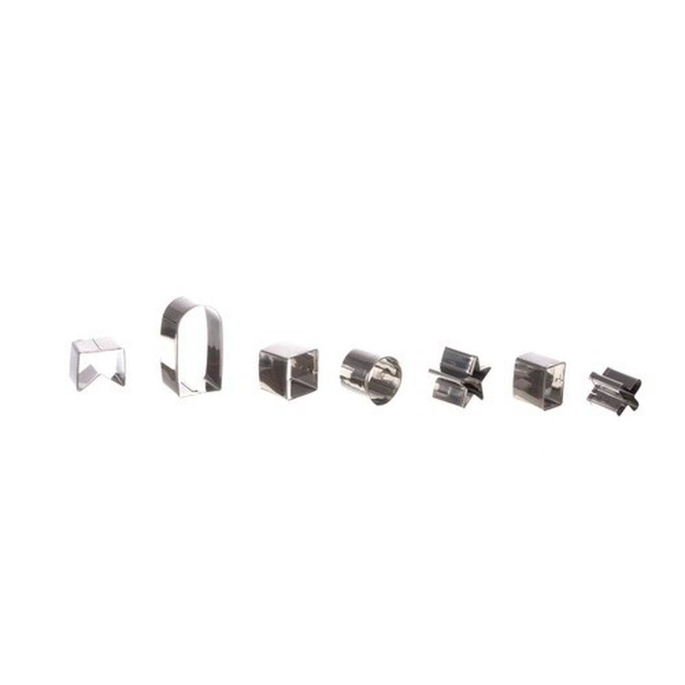Ruhhy Ausstechform Stechform Lebkuchenhaus, Edelstahl, (Spar-Set, 10-St., Schneideset), präzises Ausschneiden auch bei gekühltem Teig möglich