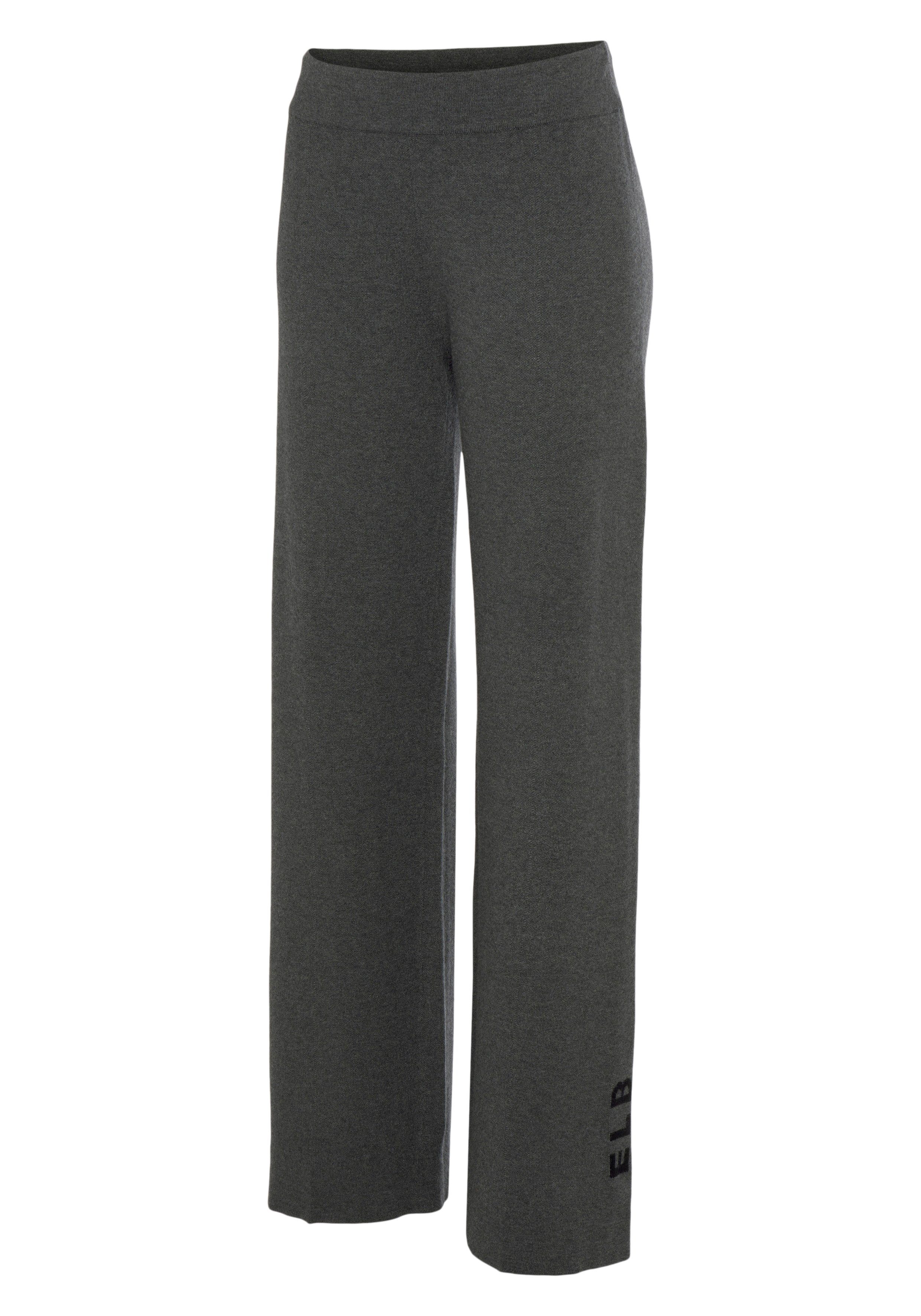Elbsand Strickhose mit weitem Bein und eingestricktem Logo, Loungewear – Bild 5 von 5
