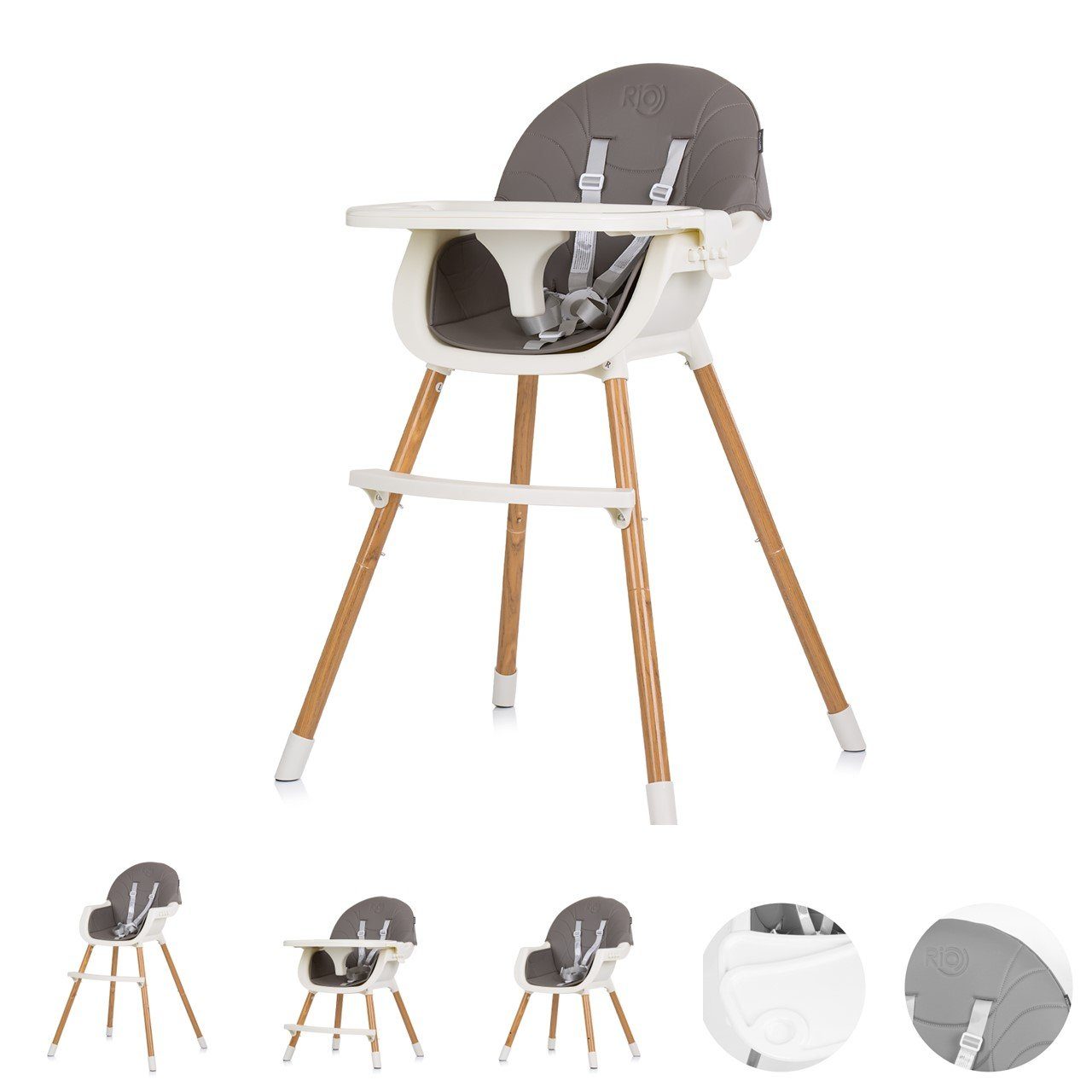 Chipolino Kombihochstuhl Kinderhochstuhl Rio 2 in günstig online kaufen