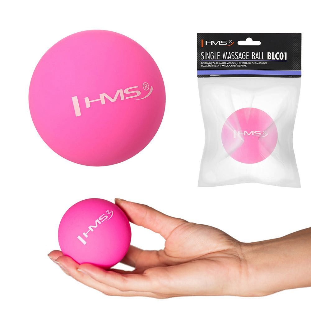 HMS Massageball Massagegerät Selbstmassage, Spar-Set, ohne Wegrutschen, Sicherer Halt ohne Wegrutschen für kontrollierte und effektive Massage