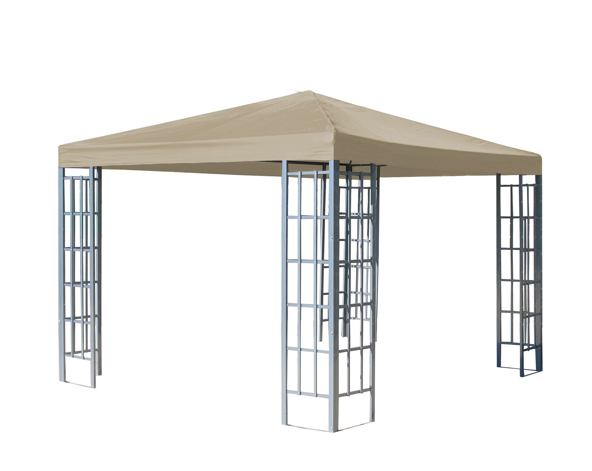Quick Star Pavillon Aluoptik Pavillon 3x3m Anthrazit