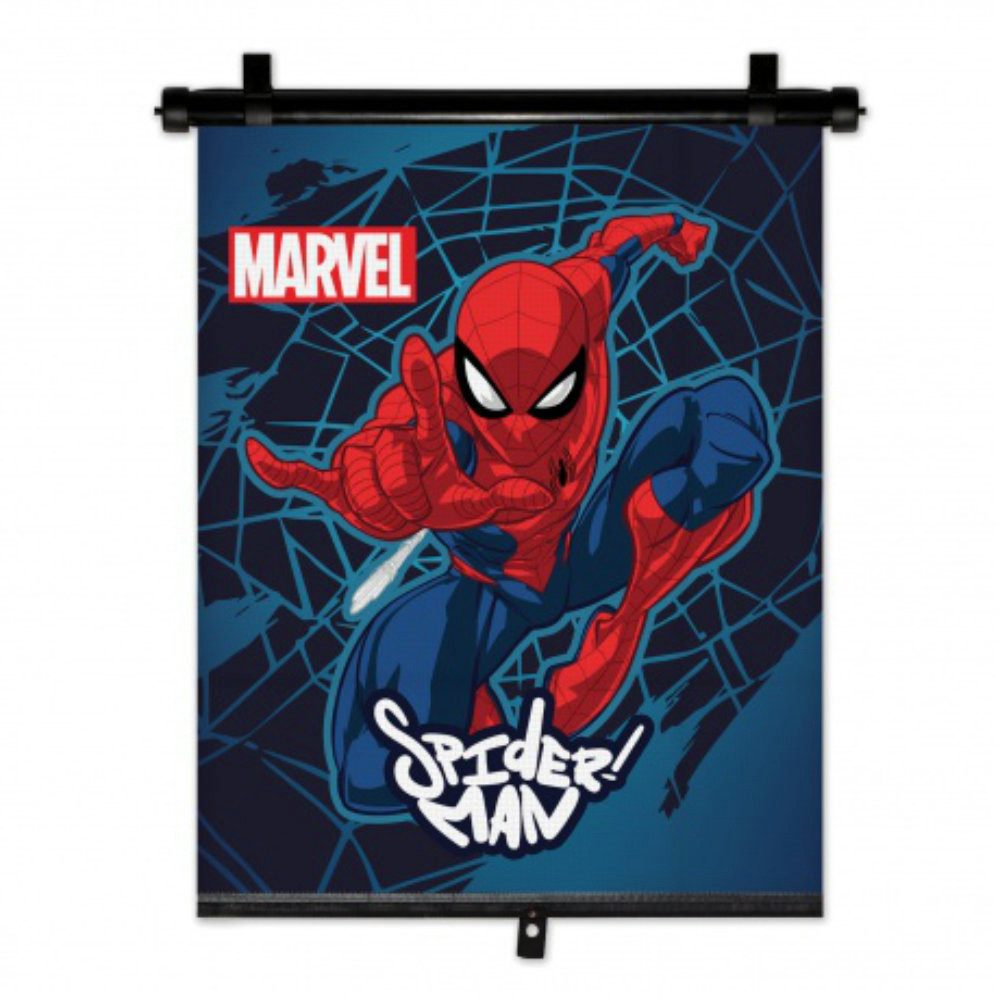 MARVEL Autosonnenschutz Marvel Spiderman Kinder Sonnenschutz Rollo fürs Auto Gr. 36x45 cm, 36 x 45 cm