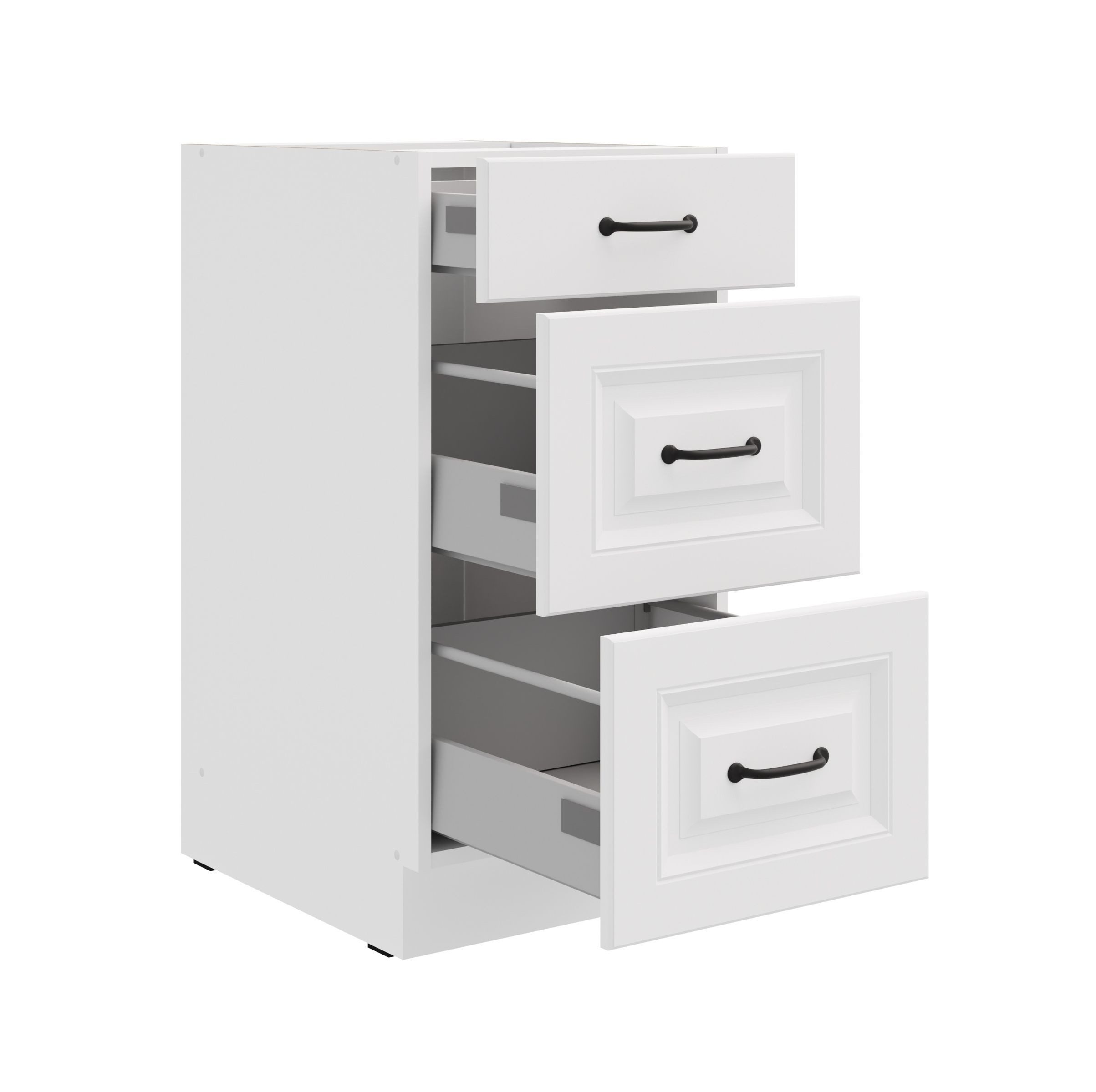 Küchen-Preisbombe Auszugsunterschrank 40 cm Küche Stilo Weiß Vollauszug Sof günstig online kaufen