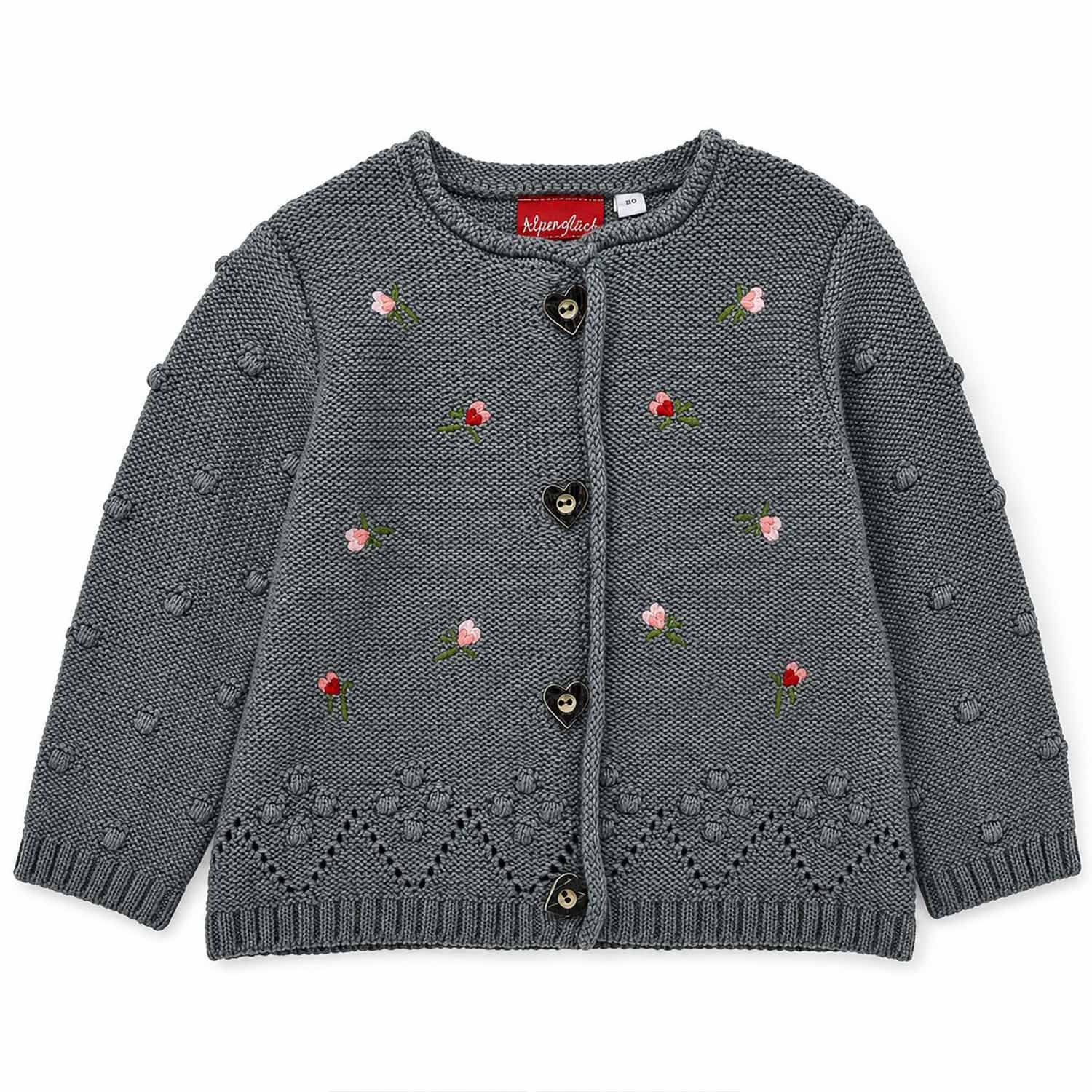 BONDI Strickjacke BONDI Baby Mädchen Strickjacke 86993, Dark Green