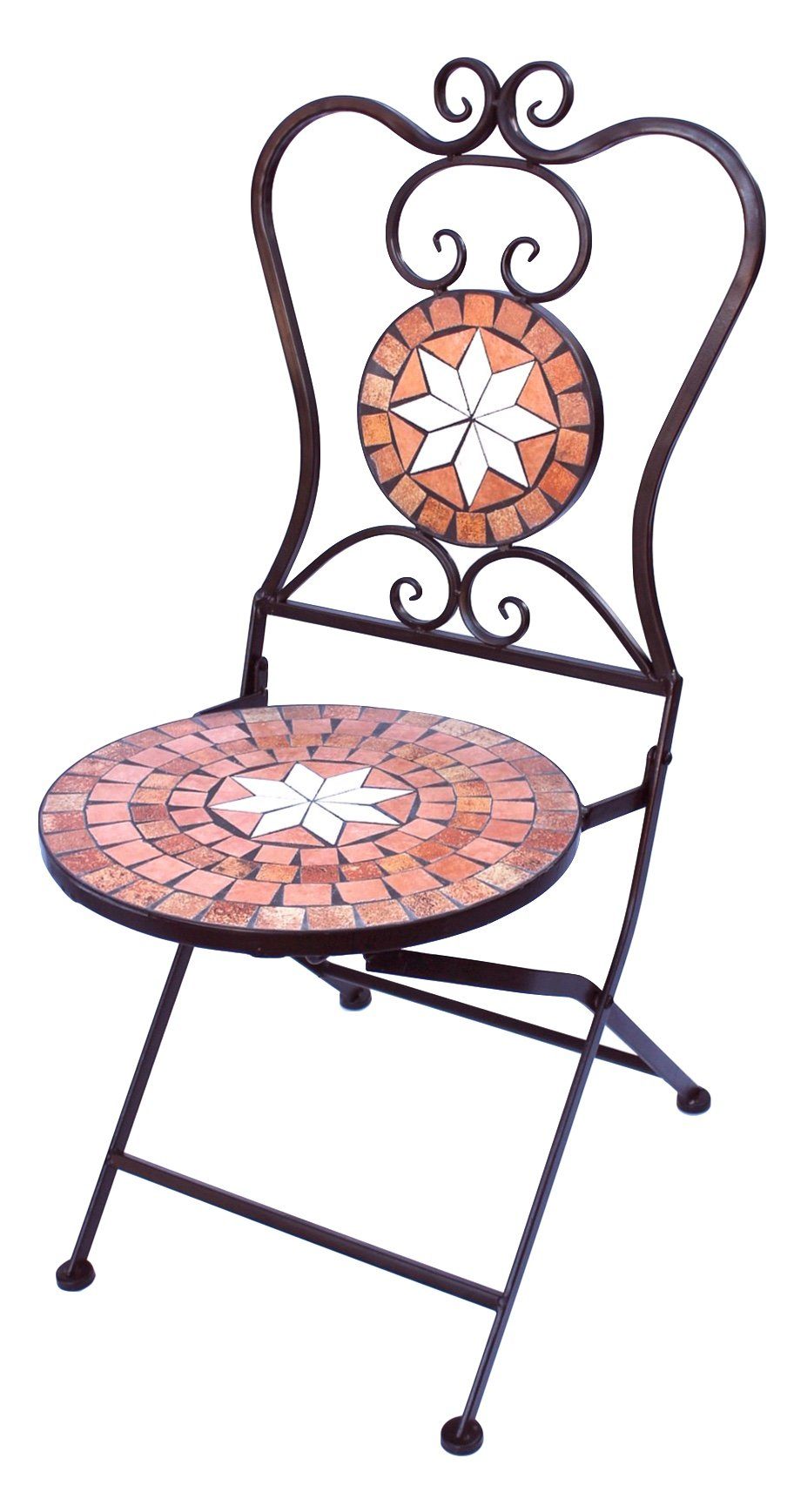 DanDiBo Gartenstuhl Metall Mosaik Merano Stuhl günstig online kaufen