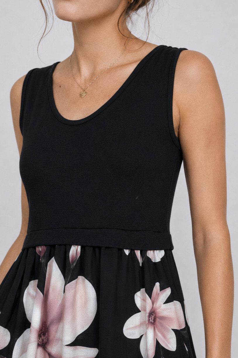 ITALY VIBES Sommerkleid - Kleid mit modischem Print - Maxikleid für Damen - ITALY VIBES ONE SIZE - passend für Größen XS - M
