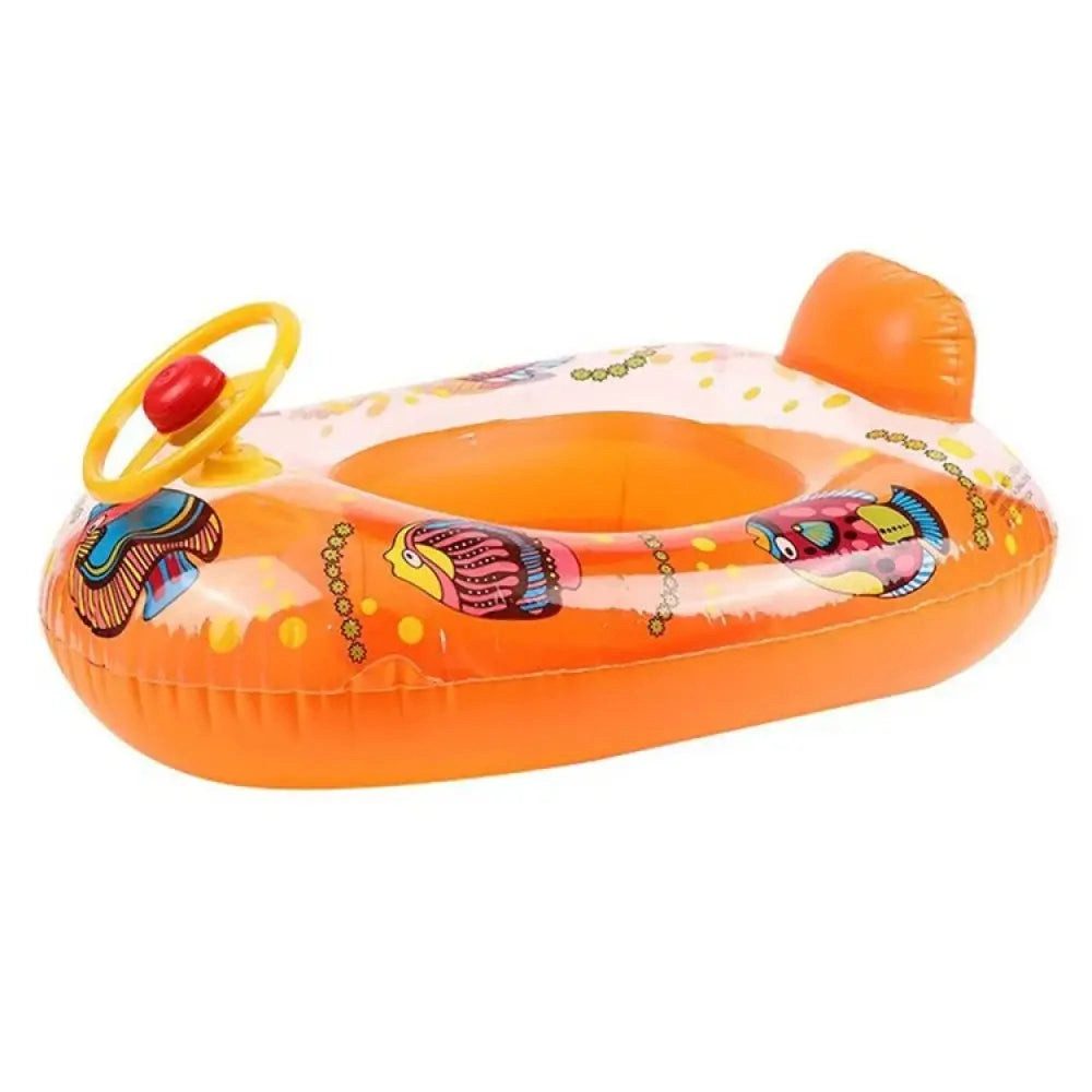 Sport-Knight® Schwimmring Aufblasbarer Schwimmring für Babys & Kleinkinder, mit Lenkrad & Hupe