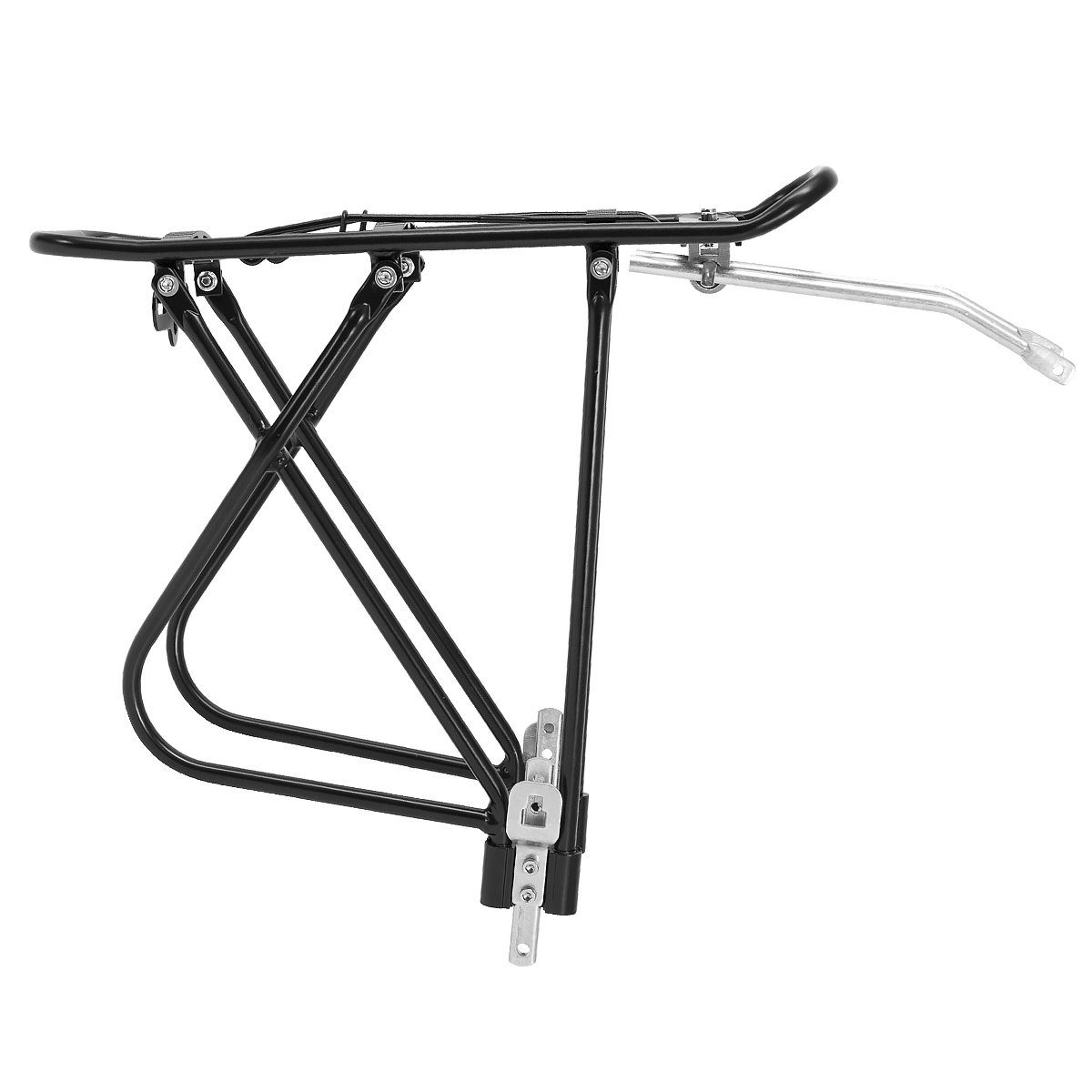 MidGard Fahrrad-Gepäckträger mit Rücklichthalterung verstellbar f. 26 - 28 Zoll Fahrradgepäckträger, aus Aluminiumlegierung, belastbar bis maximal 25 kg – Bild 5 von 5