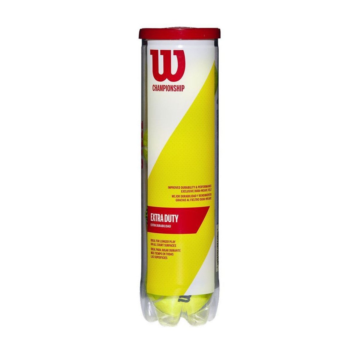 XTREM toys & sports Tennisball Wilson Tennisbälle Championship Extra Duty 4 Stück