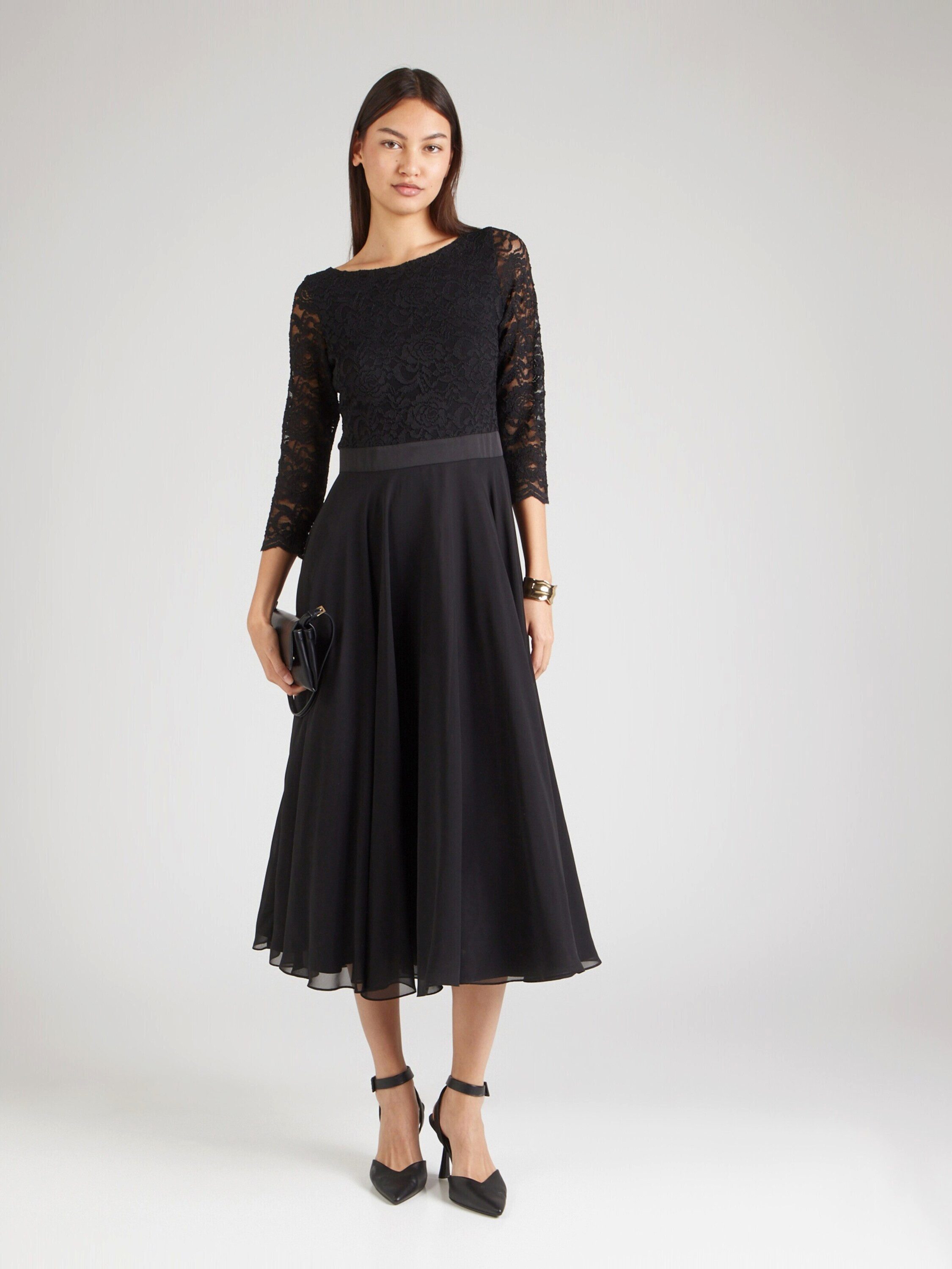 SWING Midikleid (1-tlg) Spitze