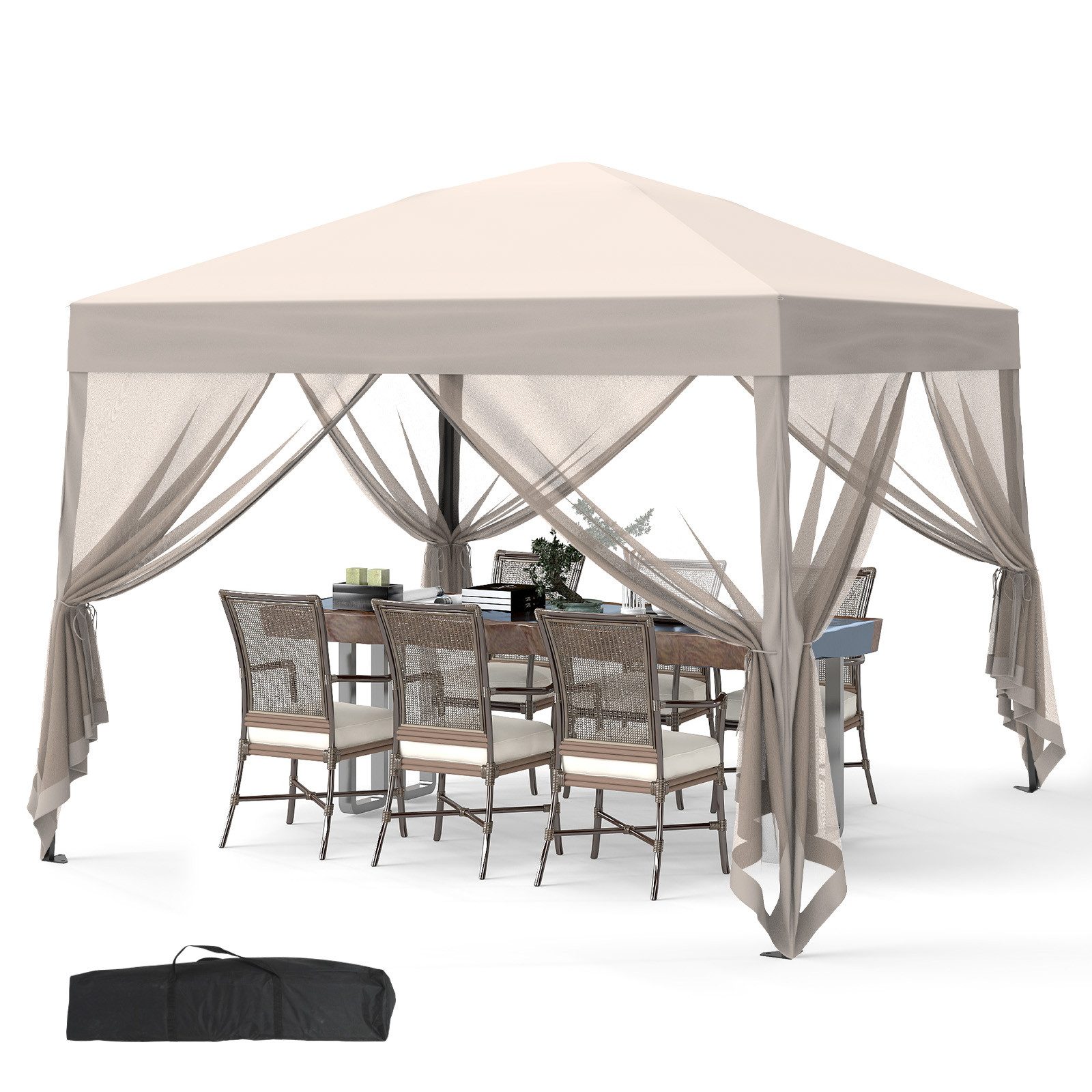 Puluomis Faltpavillon Gartenpavillon Pavillon Faltbar Pop günstig online kaufen