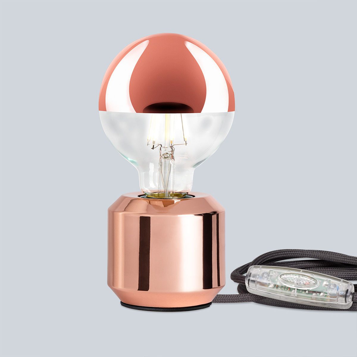 Mawa Design Tischleuchte MAWA Oskar dim Dimmbare Design-Tischleuchte, LED wechselbar, Tischlampe dimmbar, E27 Fassung