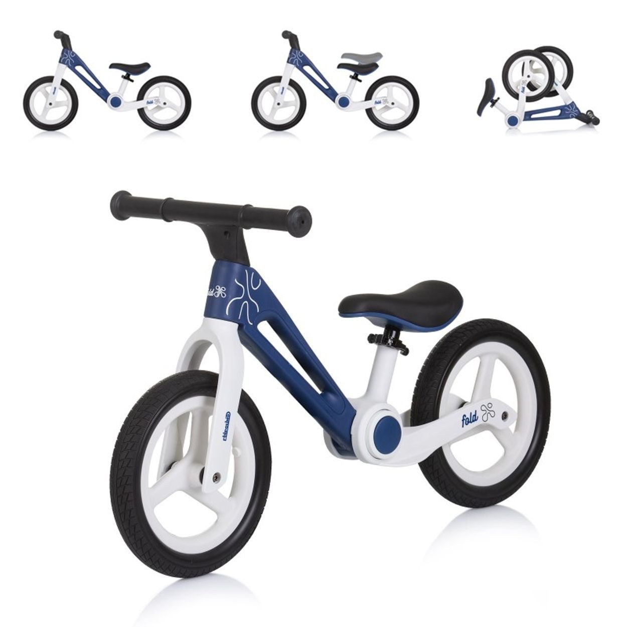Chipolino Laufrad Laufrad Fold X 12-Zoll 12 Zoll Zoll, höhenverstellbar zusammenklappbar ab 2 Jahren