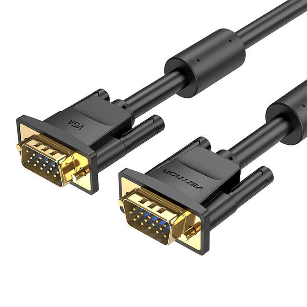 VENTION VGA-Switch VGA(3+6)-Kabel mit Ferritkernen 1080P 60Hz