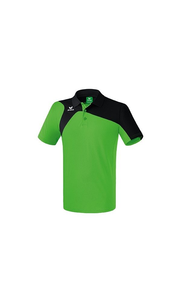 Erima T-Shirt Sport-Polo Club 1900 2.0 (100% Polyester) grün/schwarz Kinder