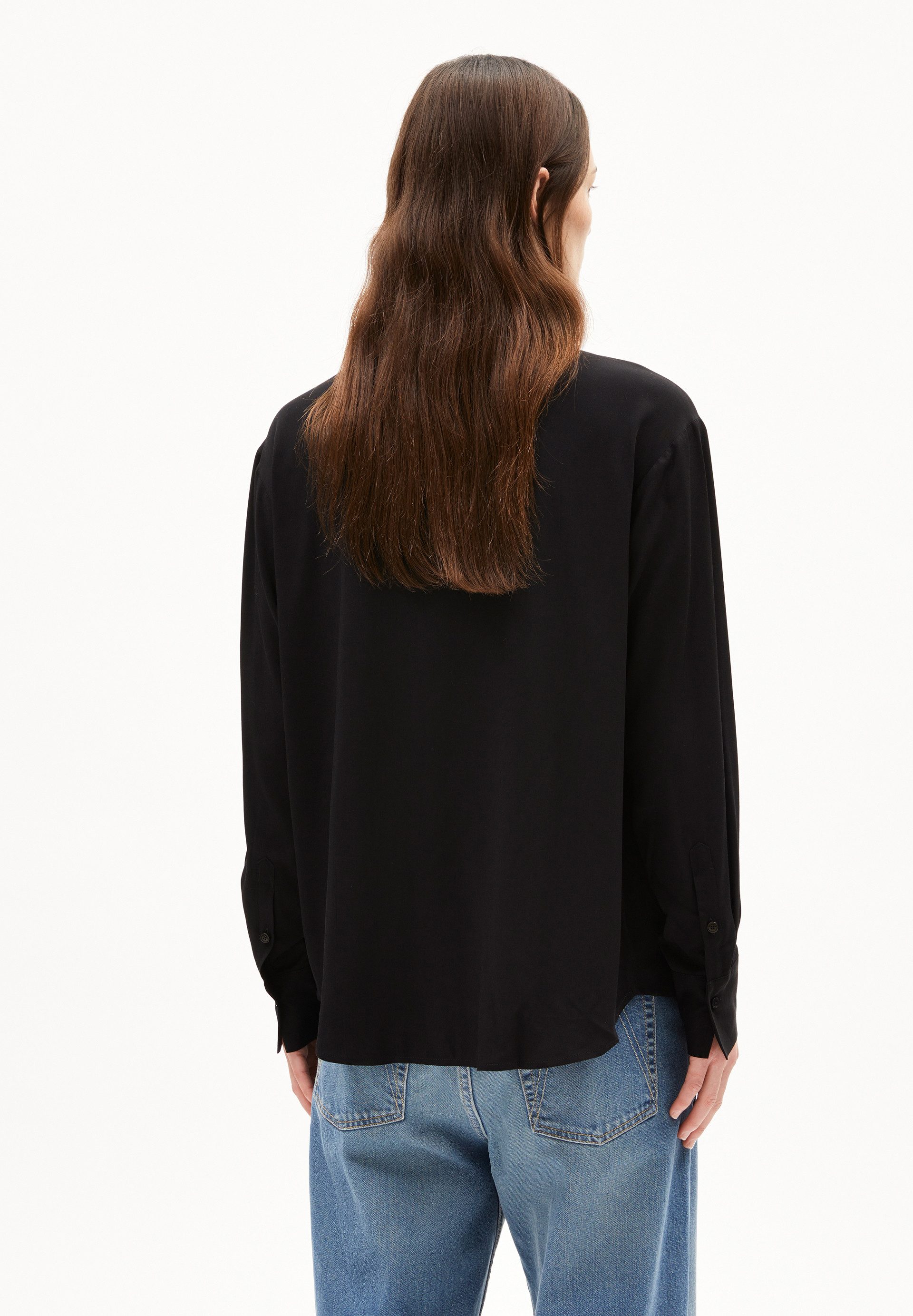 Armedangels Langarmbluse LARISAANA Bluse aus LENZING™ ECOVERO™ Viskose Relaxed Fit