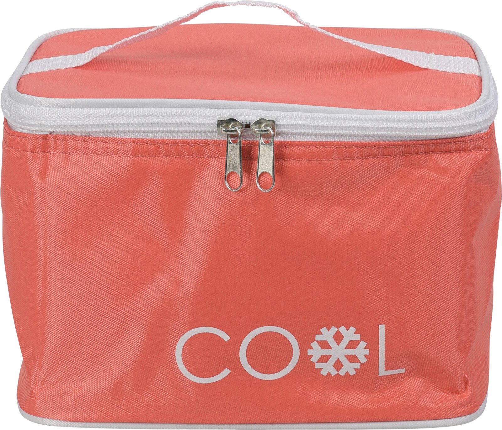 Koopman Thermobehälter Kühltasche Kühlbox Mini Getränkekühler Isotasche 15 x 21 x 15 cm Bunt, Polyester, (Stück, 1-tlg., Packung), Rot, 4L Volumen, mit Tragegriff, Camping