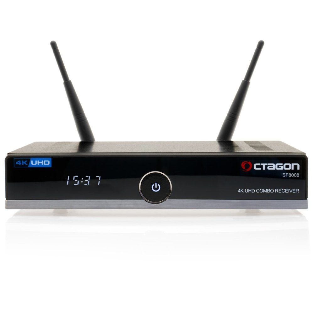 SF8008 DVB-S2X Wifi & 2TB UHD Dual 4K C/T2 Satellitenreceiver Combo OCTAGON