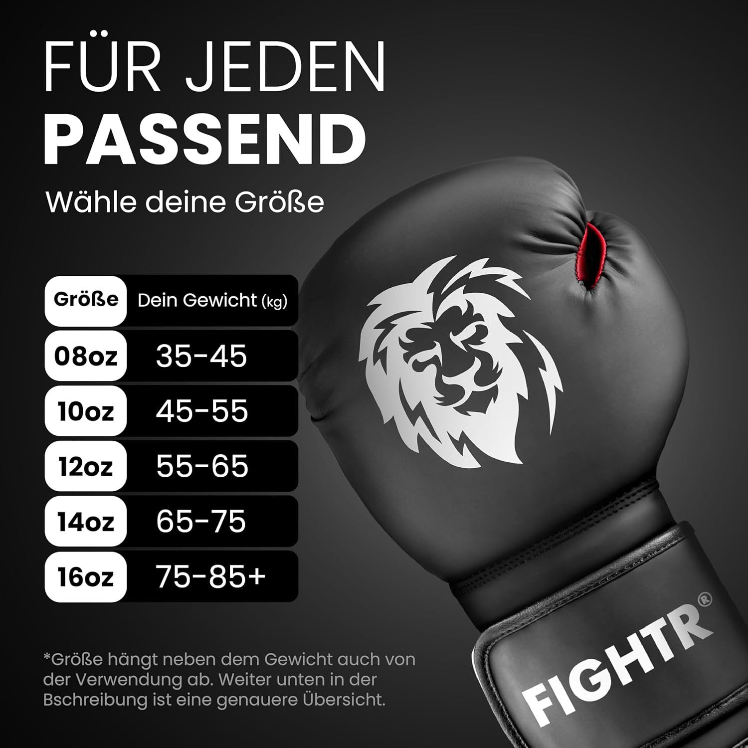 FIGHTR Boxhandschuhe FBG XIV – Stabil & komfortabel für Boxen, Kickboxen, M günstig online kaufen