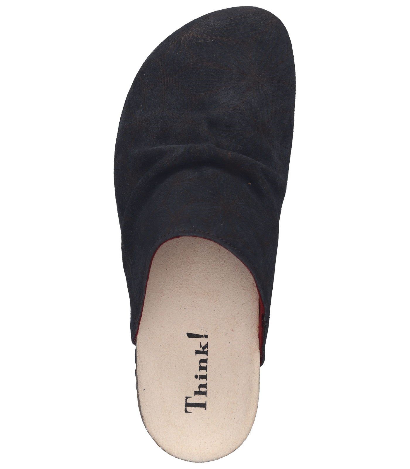 Pantoletten Leder 047130 Pantolette Think! blau