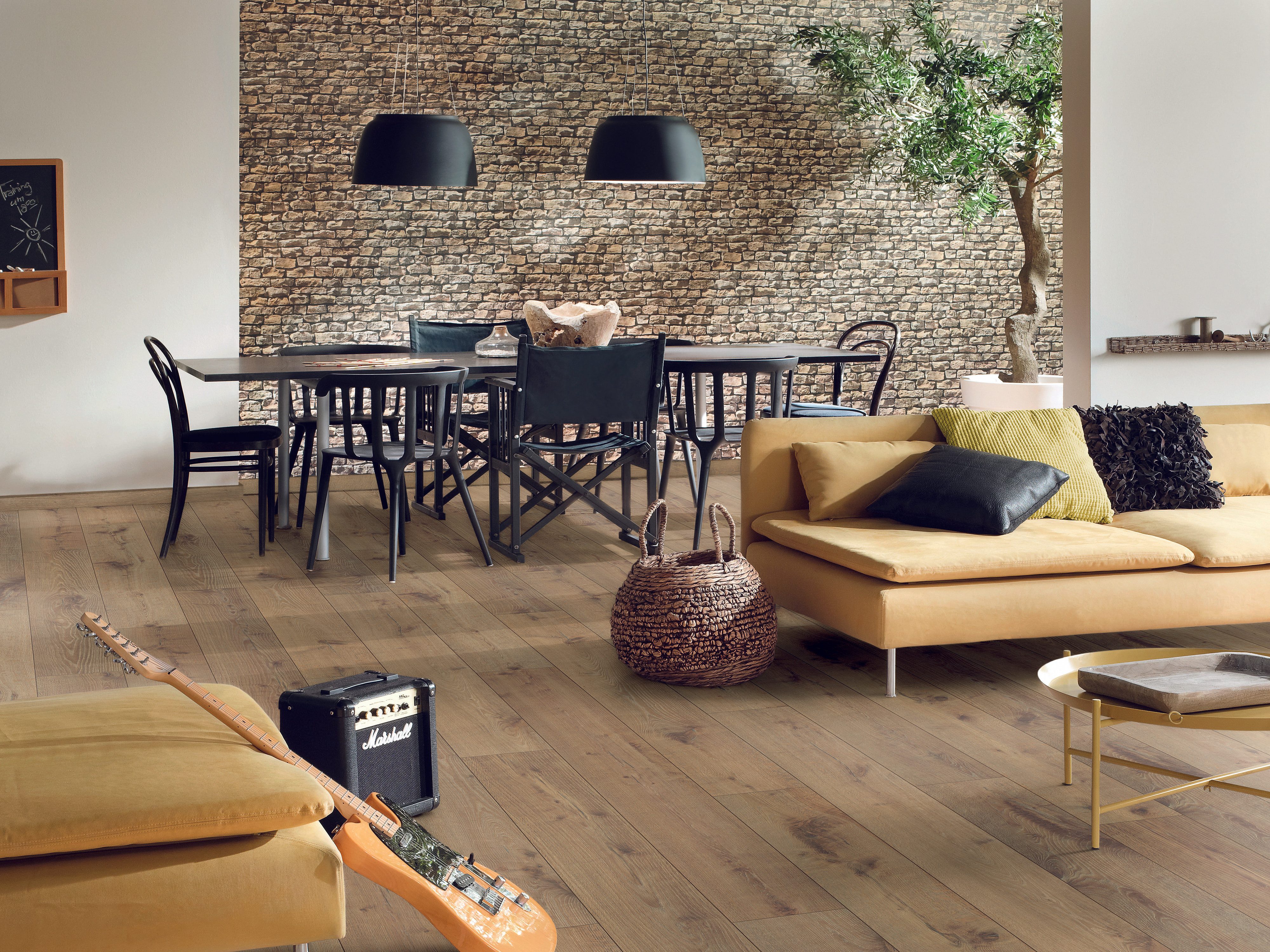 KRONO Designboden KronoFlooring Designboden Clever Long Silent ECO Sepia Tegernsee...
