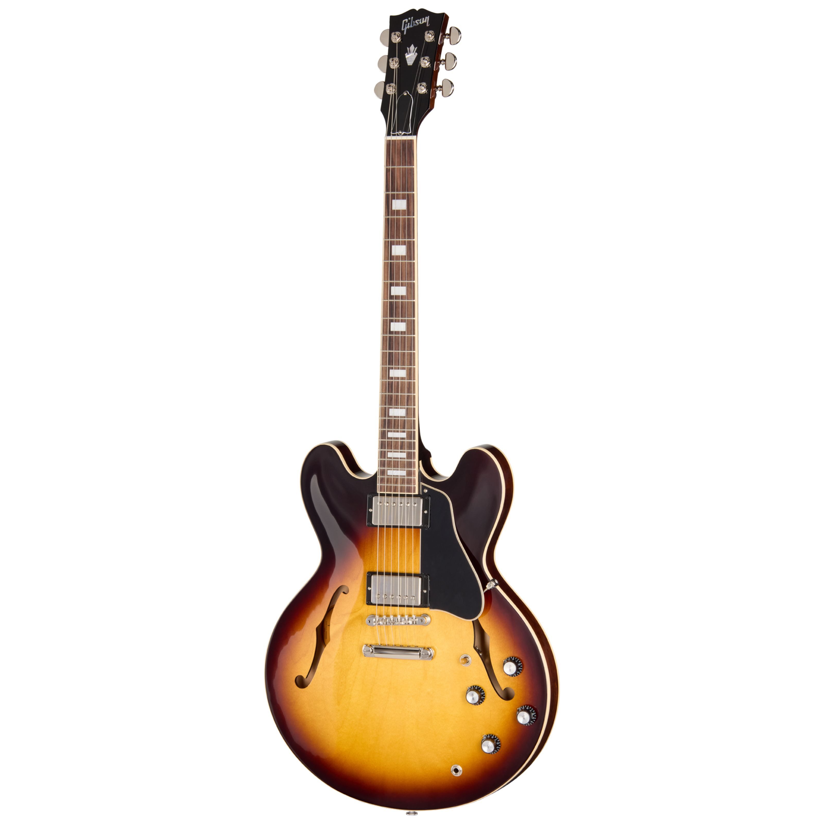 Gibson Halbakustik-Gitarre, Halb-Akustik Gitarren, Semi Hollow-Modelle, ES-335 60s Vintage Burst - Halbakustik Gitarre