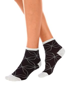 H.I.S Kurzsocken (Packung, 4-Paar) in unterschiedlichen Designs