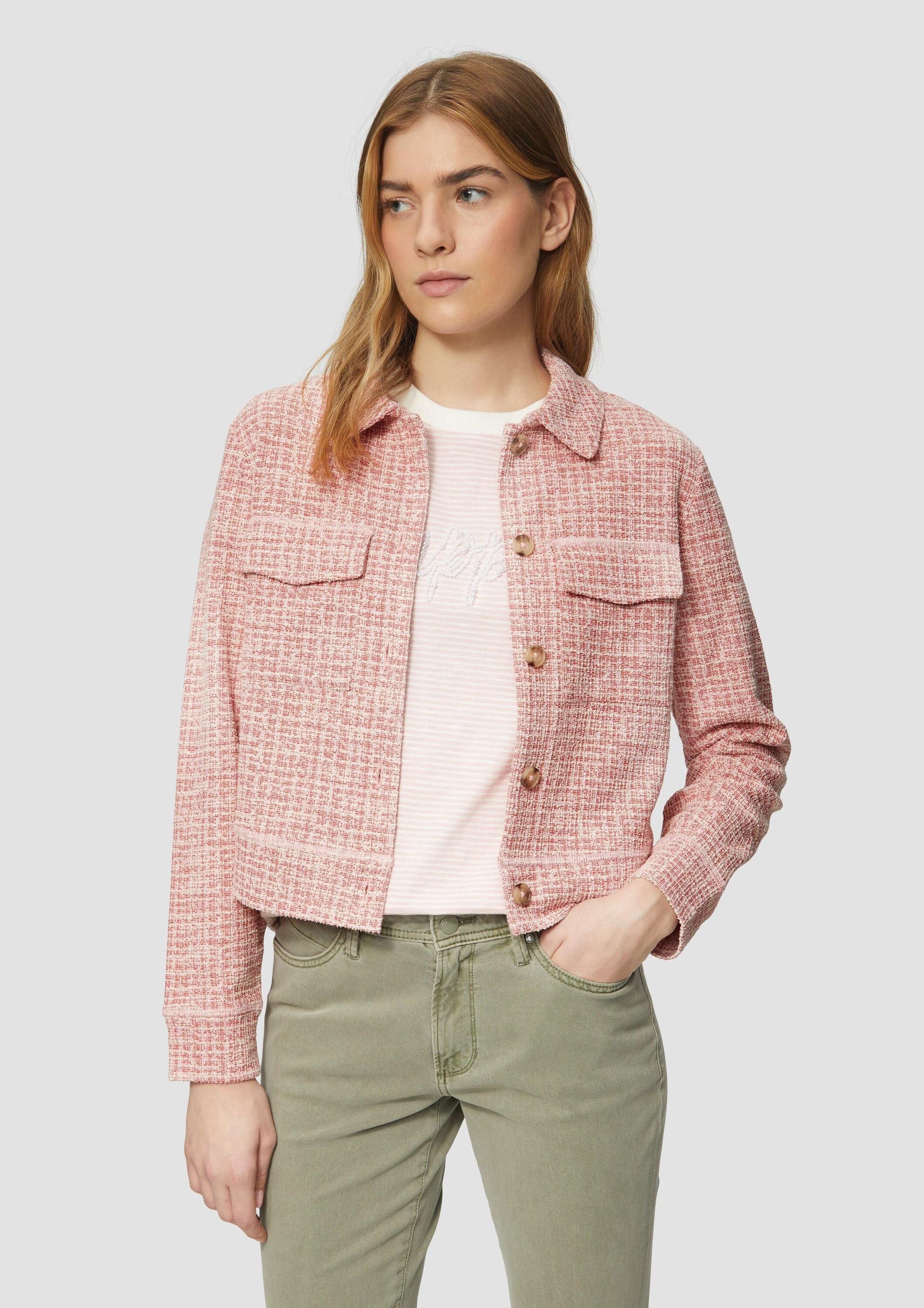 s.Oliver Funktionsjacke Sweatshirt Jacke (1-St)